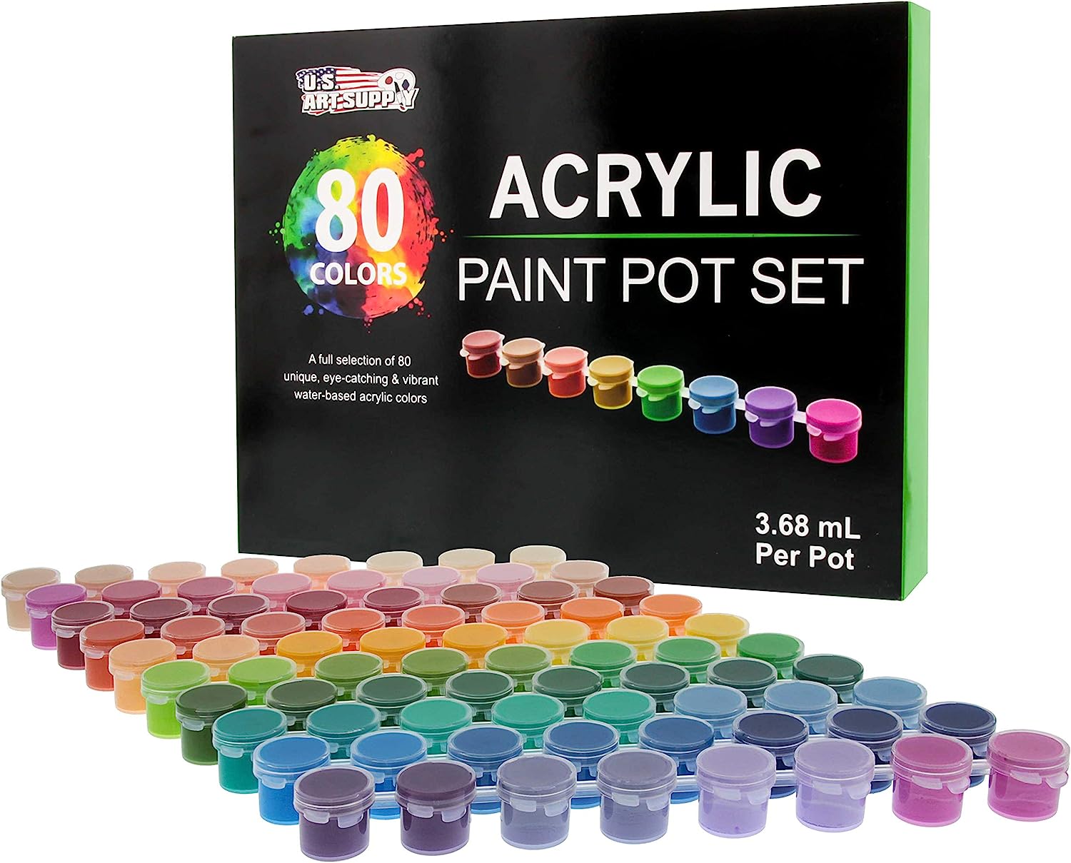 U.S. Art Supply Professional 80 Color Set of Acrylic [...]