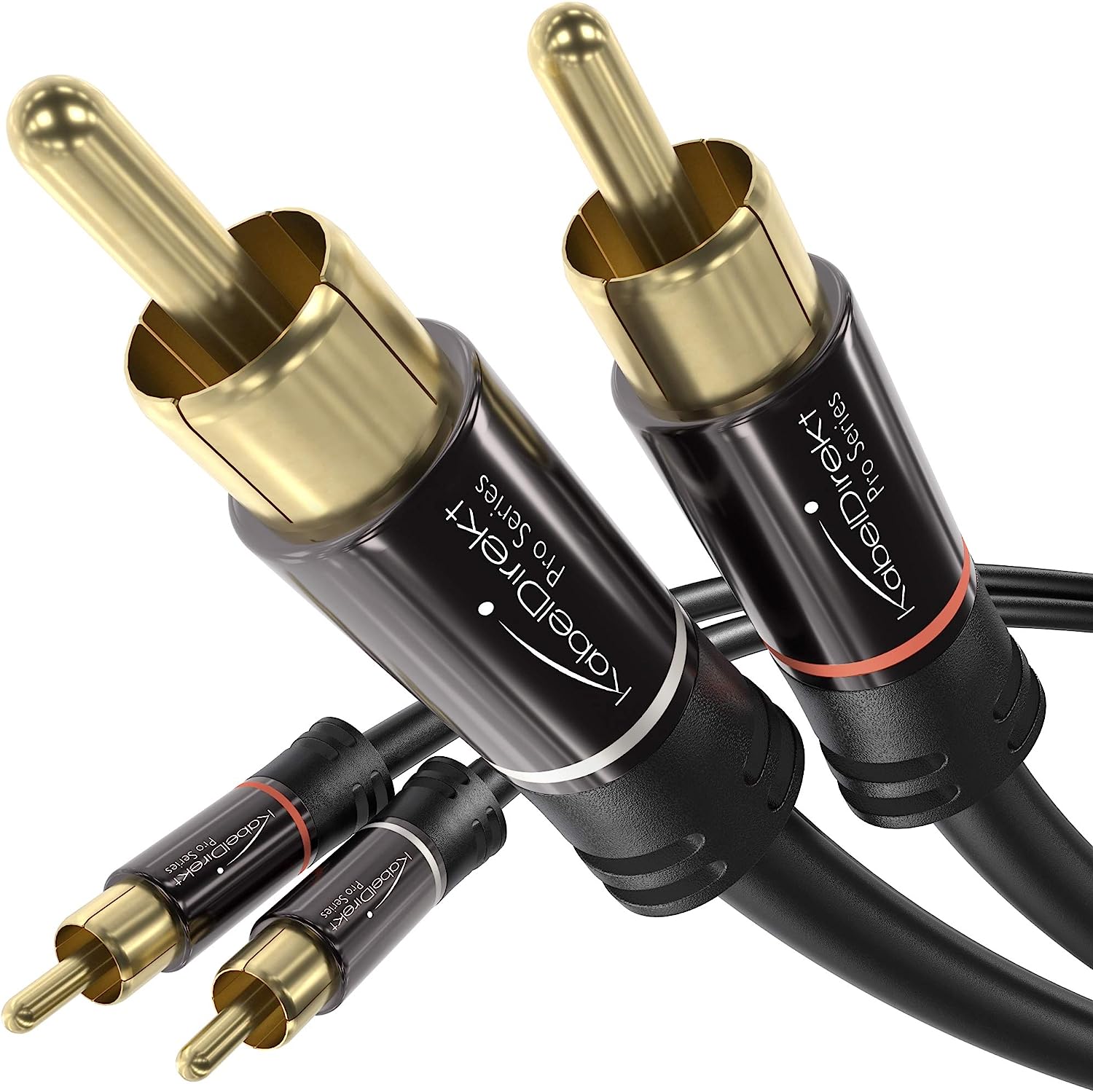 CableDirect – 6ft RCA/phono cable, 2 × 2 plugs, stereo [...]