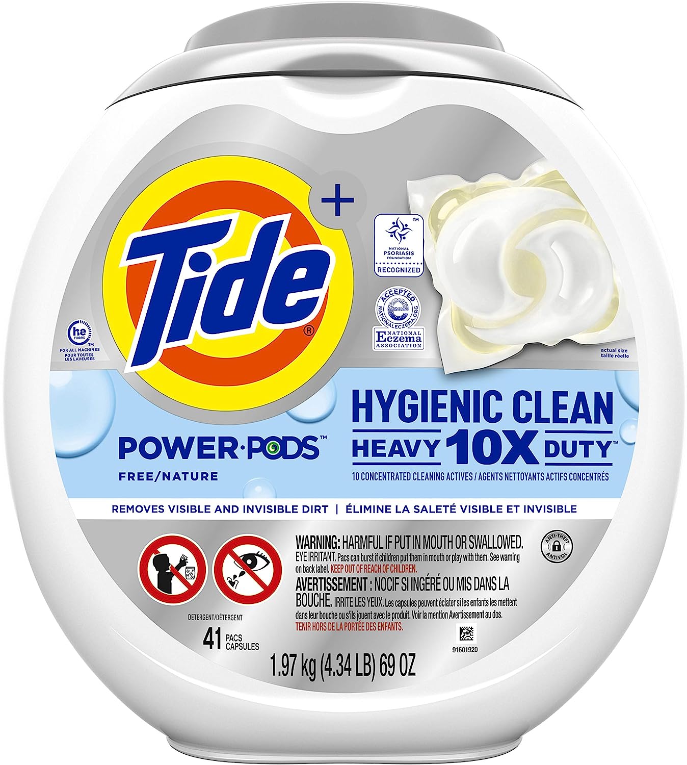Tide Hygienic Clean Heavy Duty 10x Free Power Pods [...]