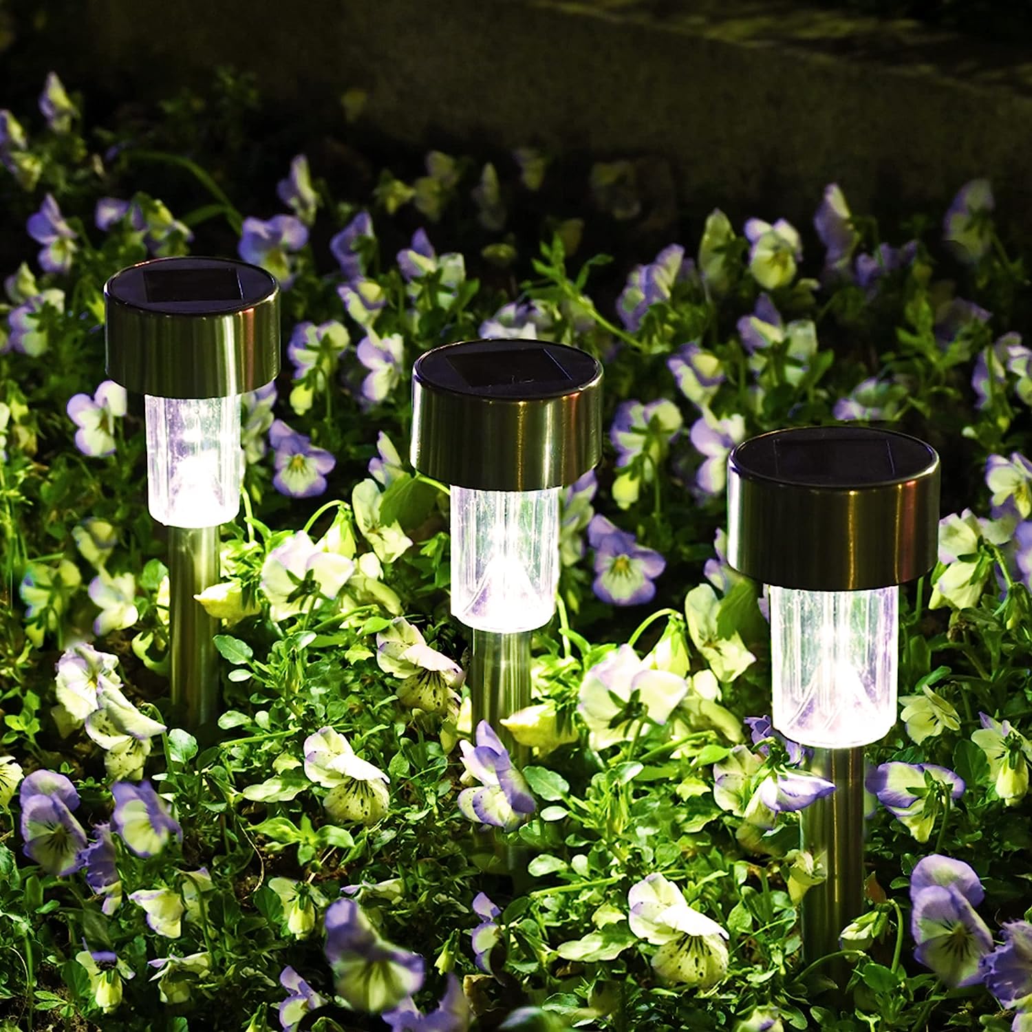 SOLPEX 12 Pack Solar Outdoor Lights Pathway, Stainless [...]
