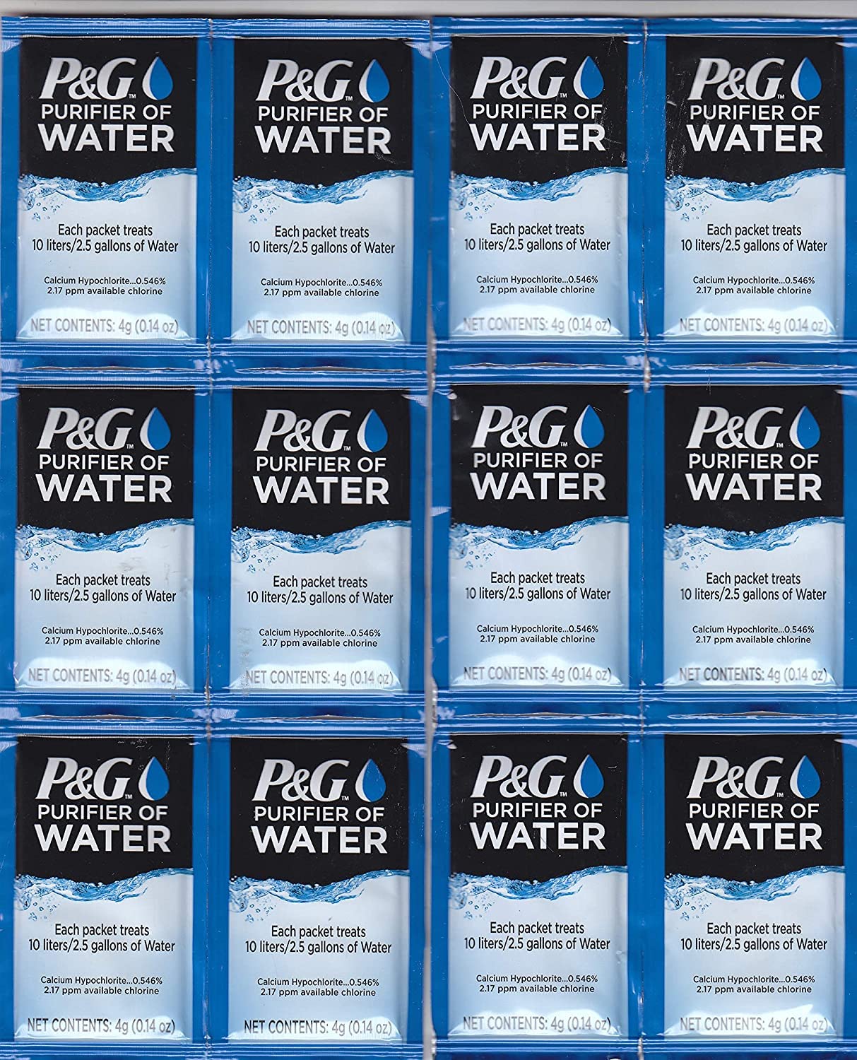 P&G Purifier of Water Portable Water Purifier Packets. [...]