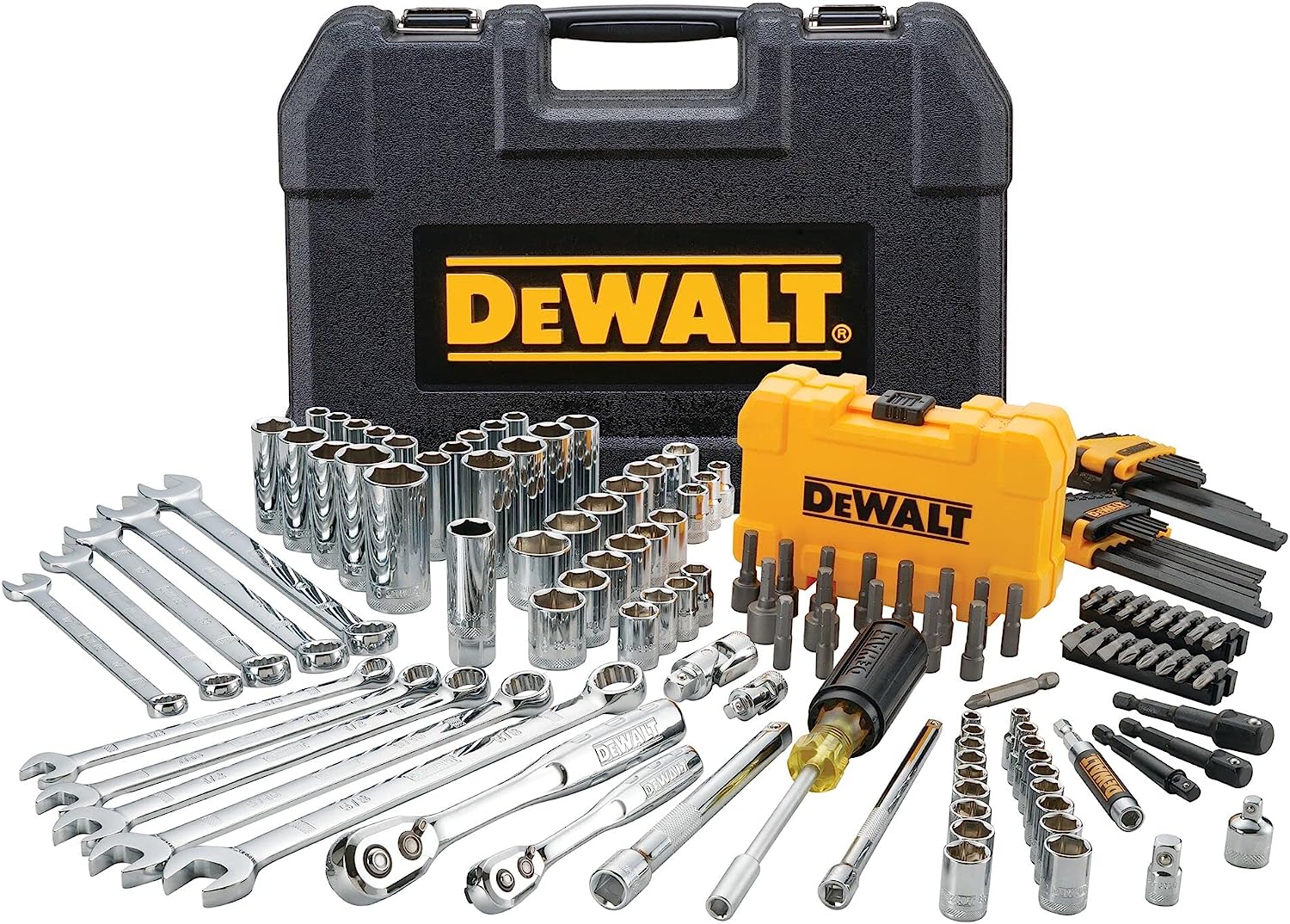 DEWALT Mechanics Tools Kit and Socket Set, 142-Piece, [...]