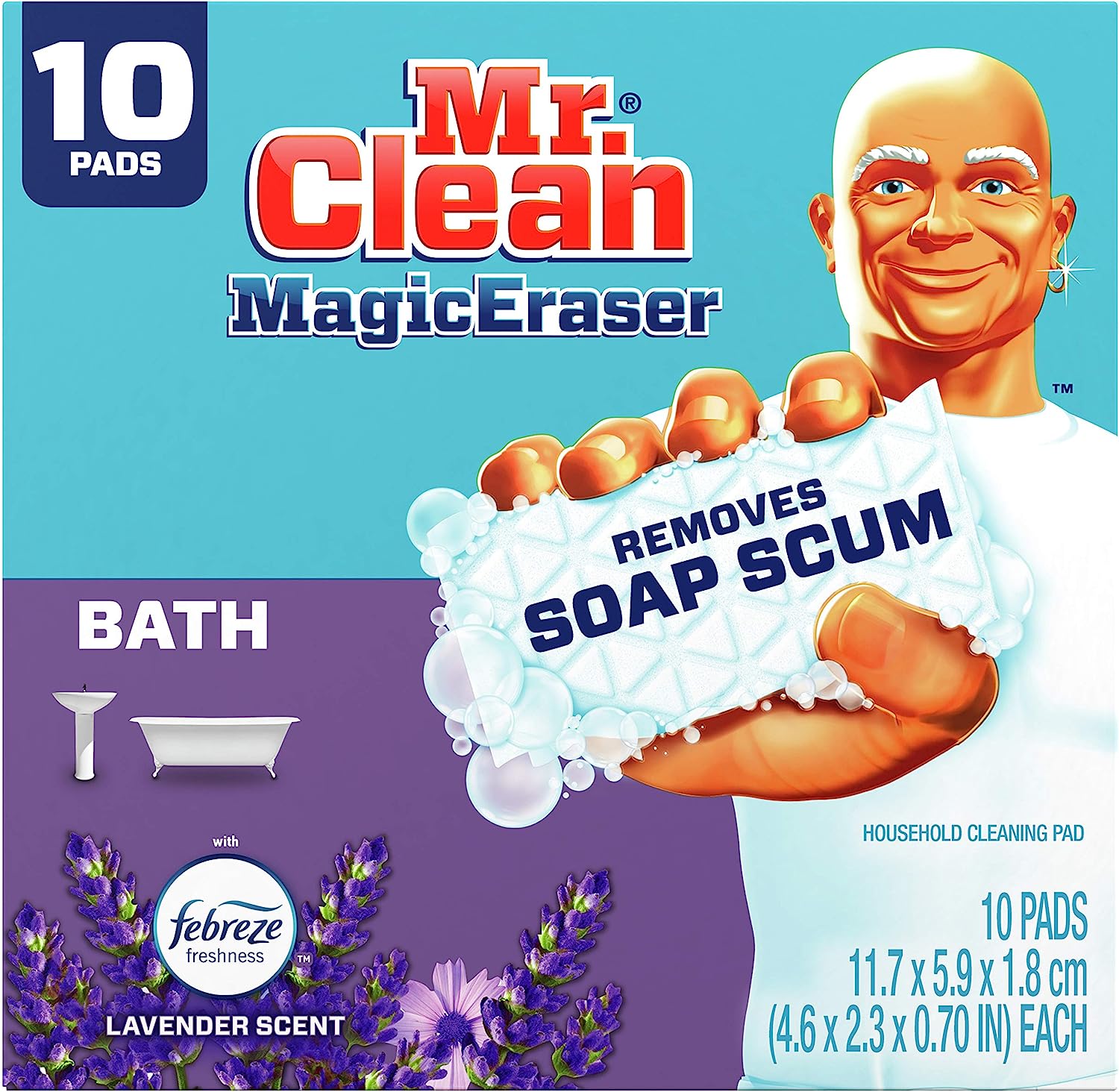 Mr. Clean Magic Eraser, Bathroom, Shower, and Shoe [...]