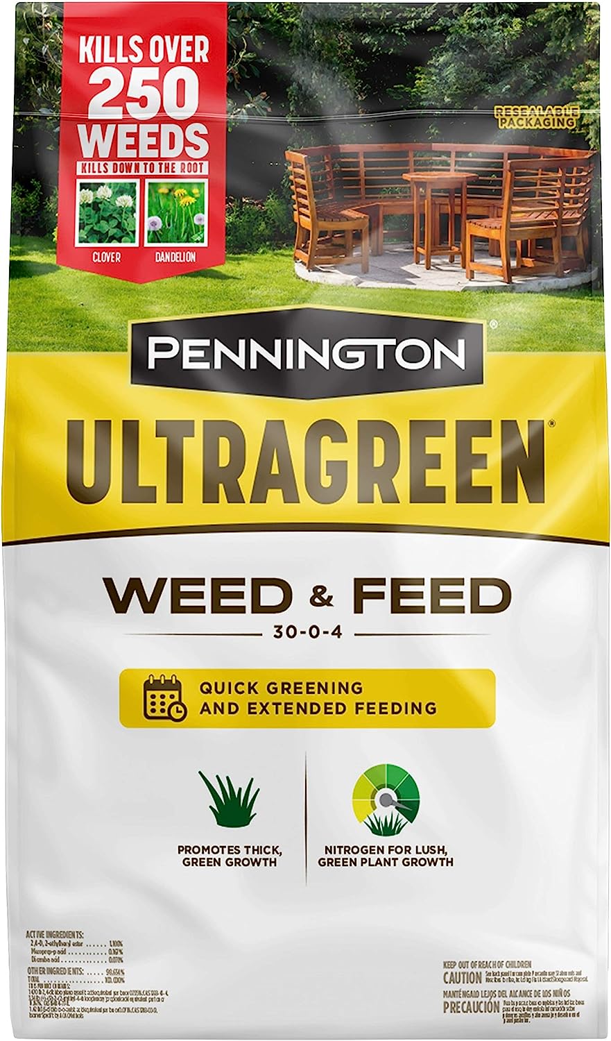 Pennington 100536600 UltraGreen Weed & Feed Lawn [...]