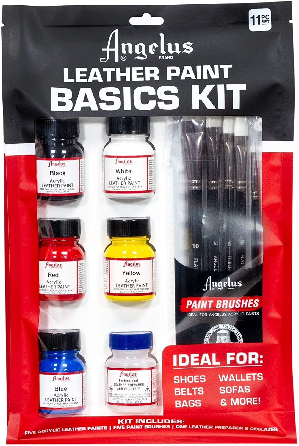 Angelus Leather Paint Kit- Basics Starter Kit Includes [...]