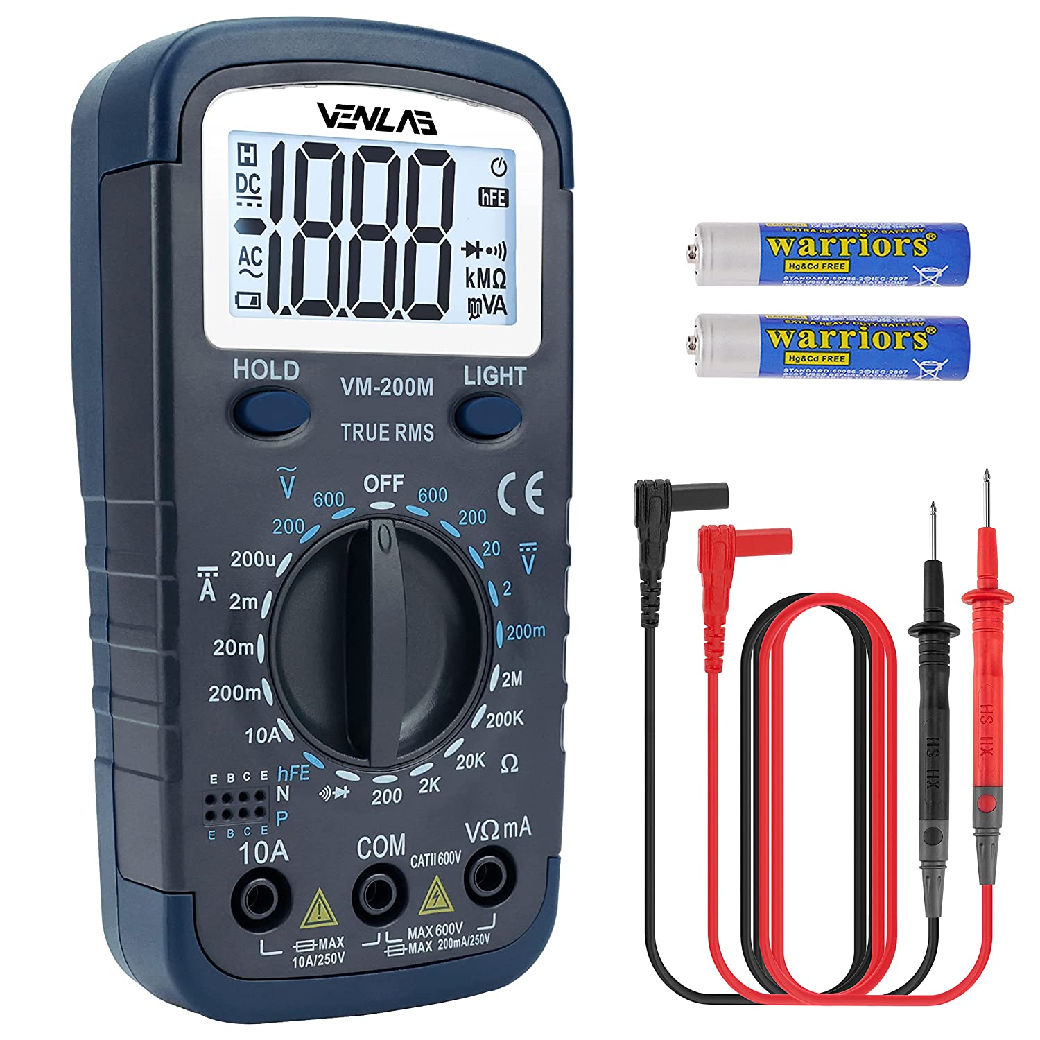 VENLAB Digital Multimeter DC AC Voltmeter, Ohm Meter, [...]
