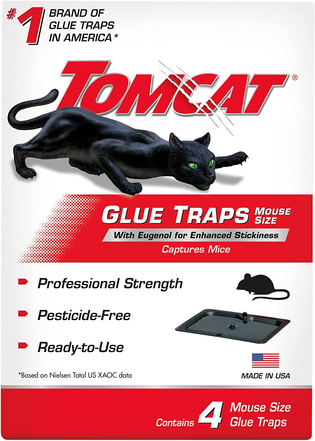 Tomcat Mouse Trap with Immediate Grip Glue for Mice, [...]
