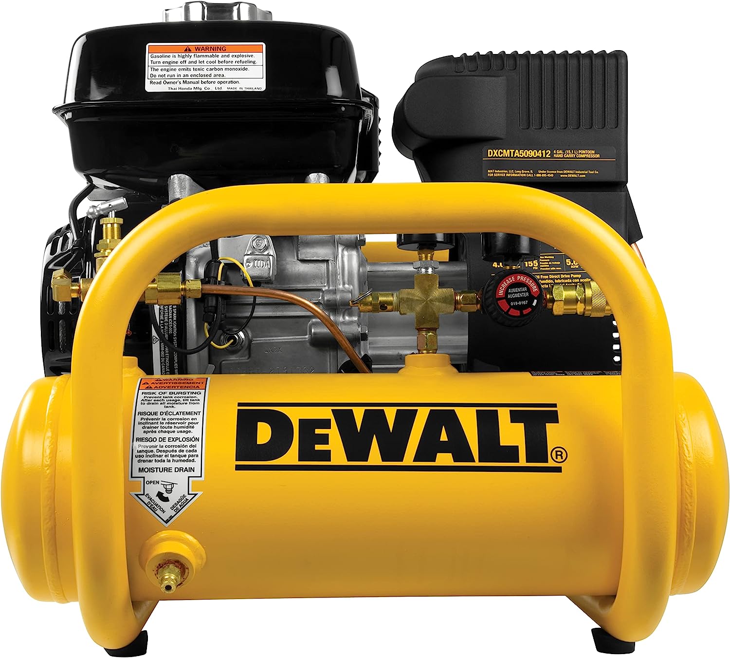 DeWalt 4 Gallon Portable Gas Powered Oil Free Honda [...]