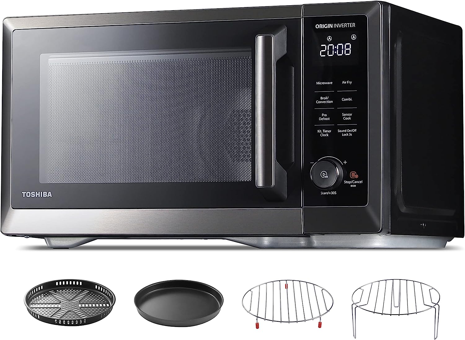 TOSHIBA 7-in-1 Countertop Microwave Oven Air Fryer [...]