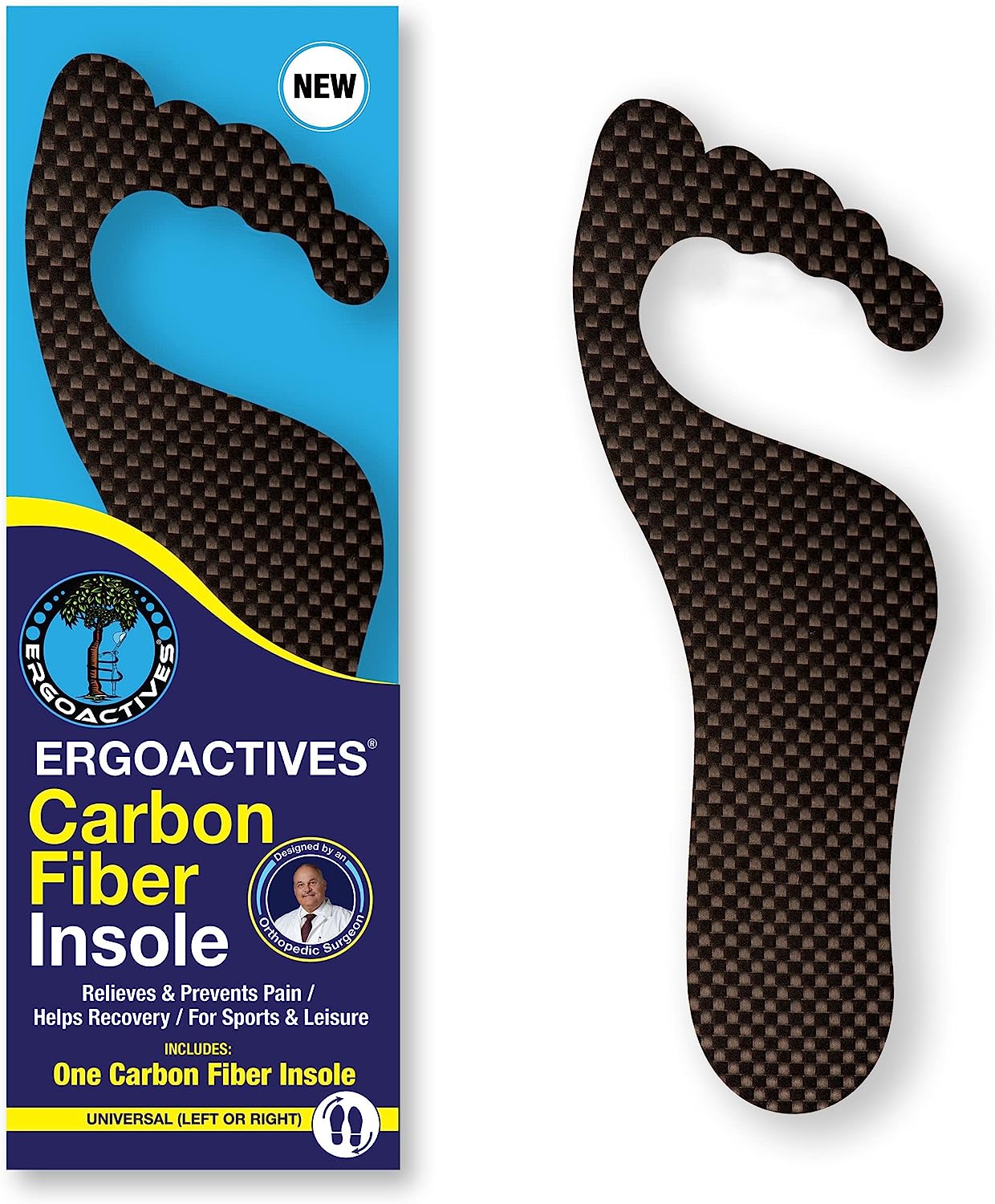 Miracle Carbon Fiber Insole, Rigid Shoe Insert for Men [...]