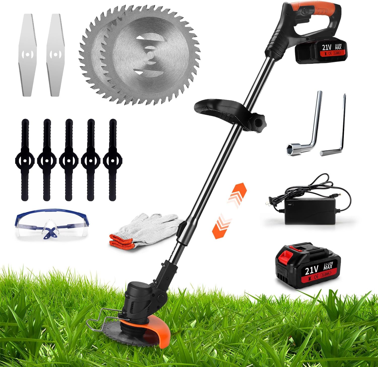 Electric Trimmer Yard, Battery Operated Weed Wacker [...]