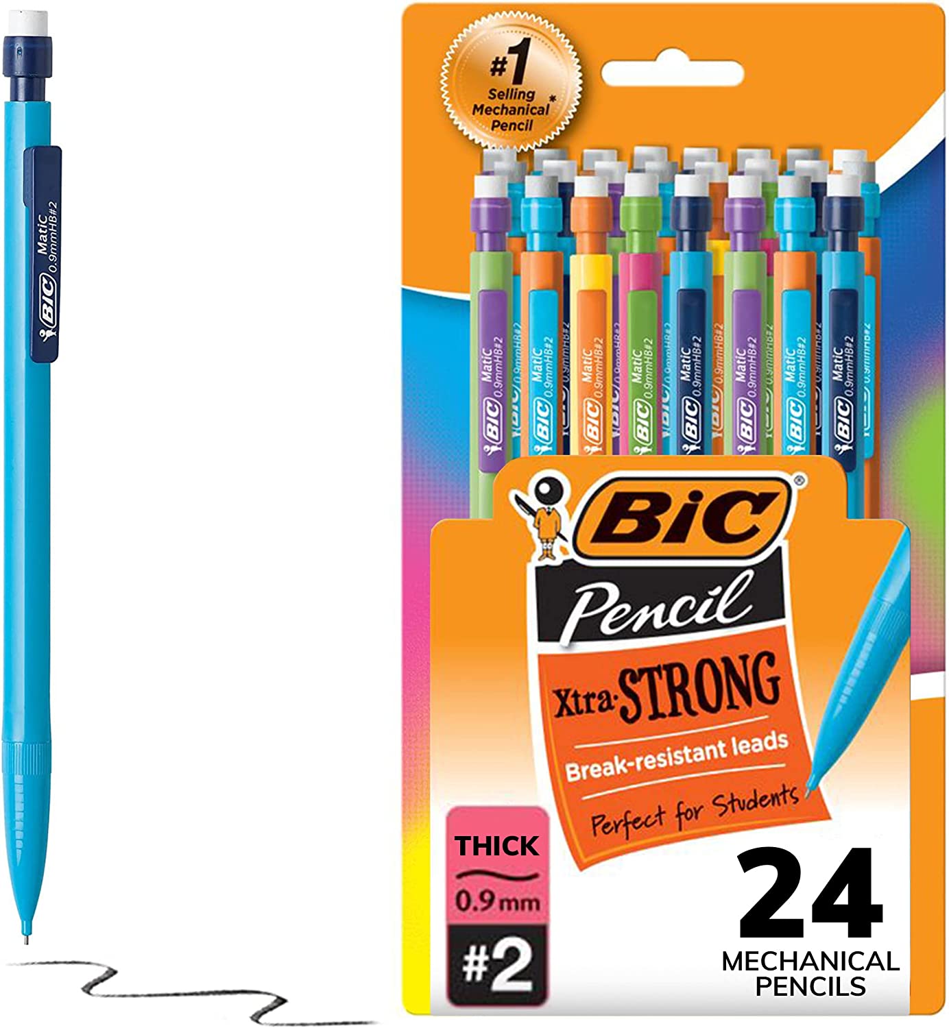 BIC Xtra-Strong Thick Lead Mechanical Pencil, With [...]