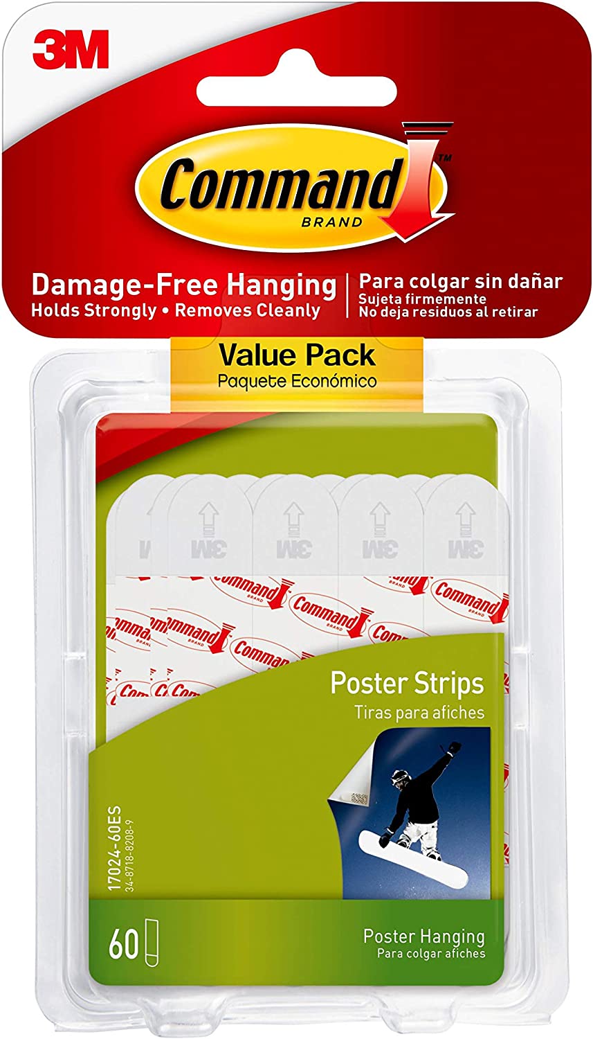 Command Poster Strips, Damage Free Hanging Poster [...]