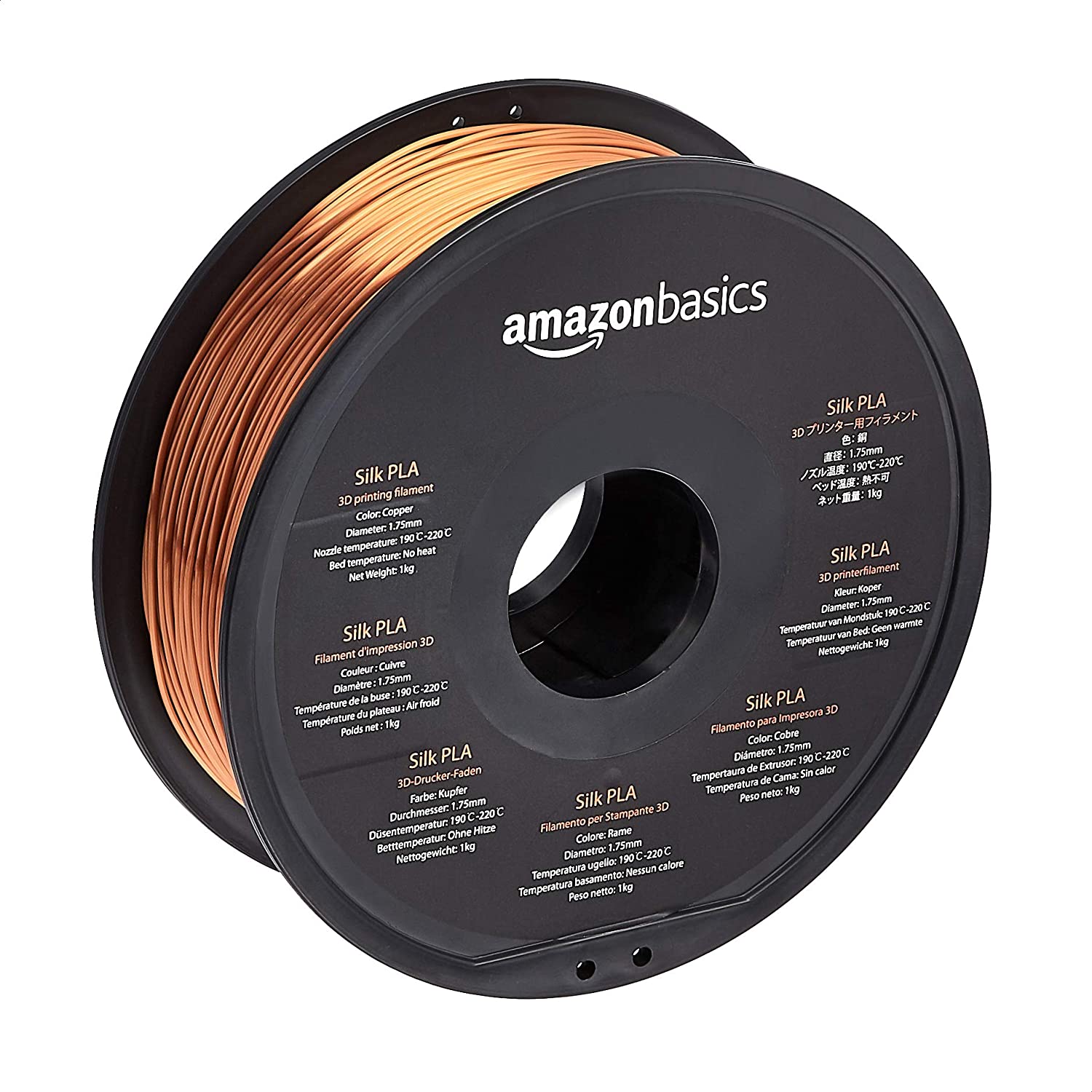 Amazon Basics SILK PLA 3D Printer Filament, 1.75mm, [...]
