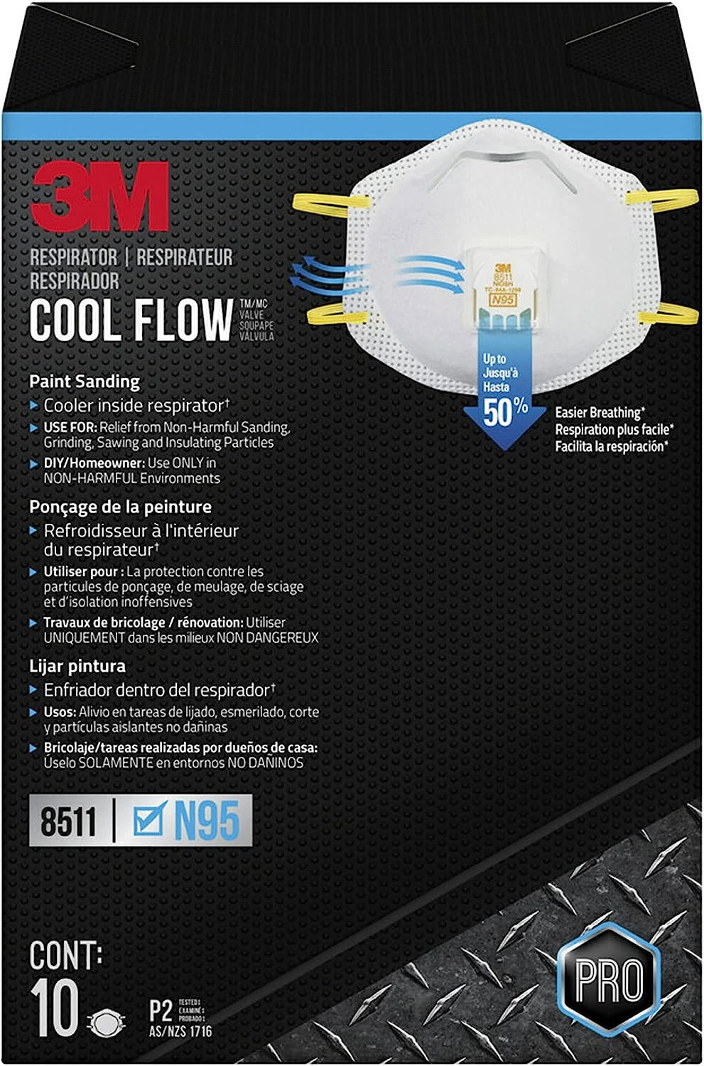 3M Respirator, Cool Flow Valve, Paint Sanding, [...]