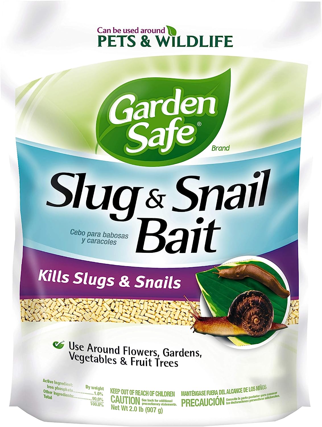 Garden SafeSlug & Snail Bait, Granules, 2-Pound, 6-Pack