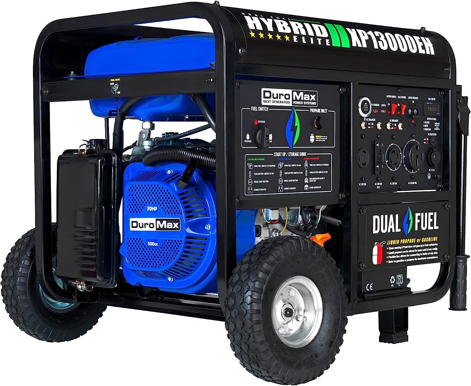 DuroMax XP13000EH Dual Fuel Portable Generator 13000 [...]