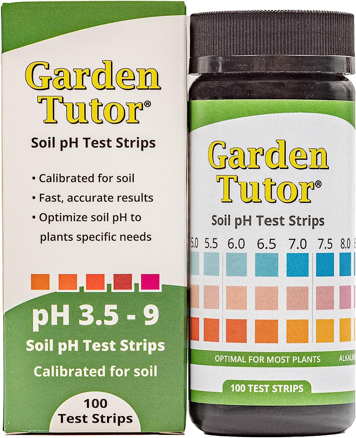 Garden Tutor Soil pH Test Kit (3.5-9 Range) | 100 Soil [...]