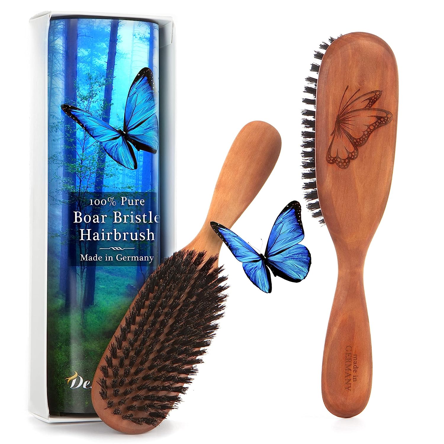 Made in Germany, 100% Pure Wild Boar Bristle Hair [...]