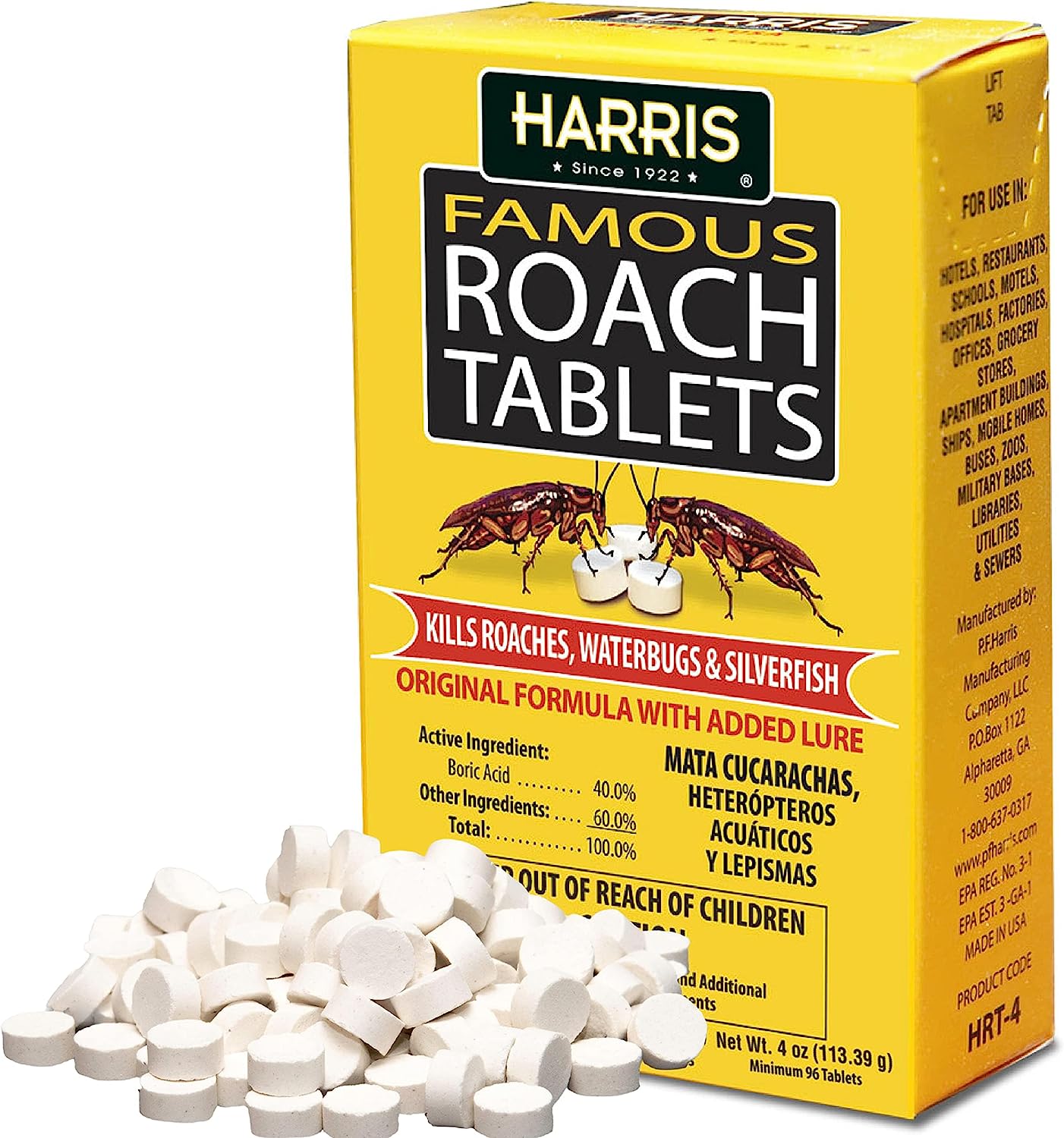 Harris Roach Tablets, Boric Acid Roach Killer with [...]