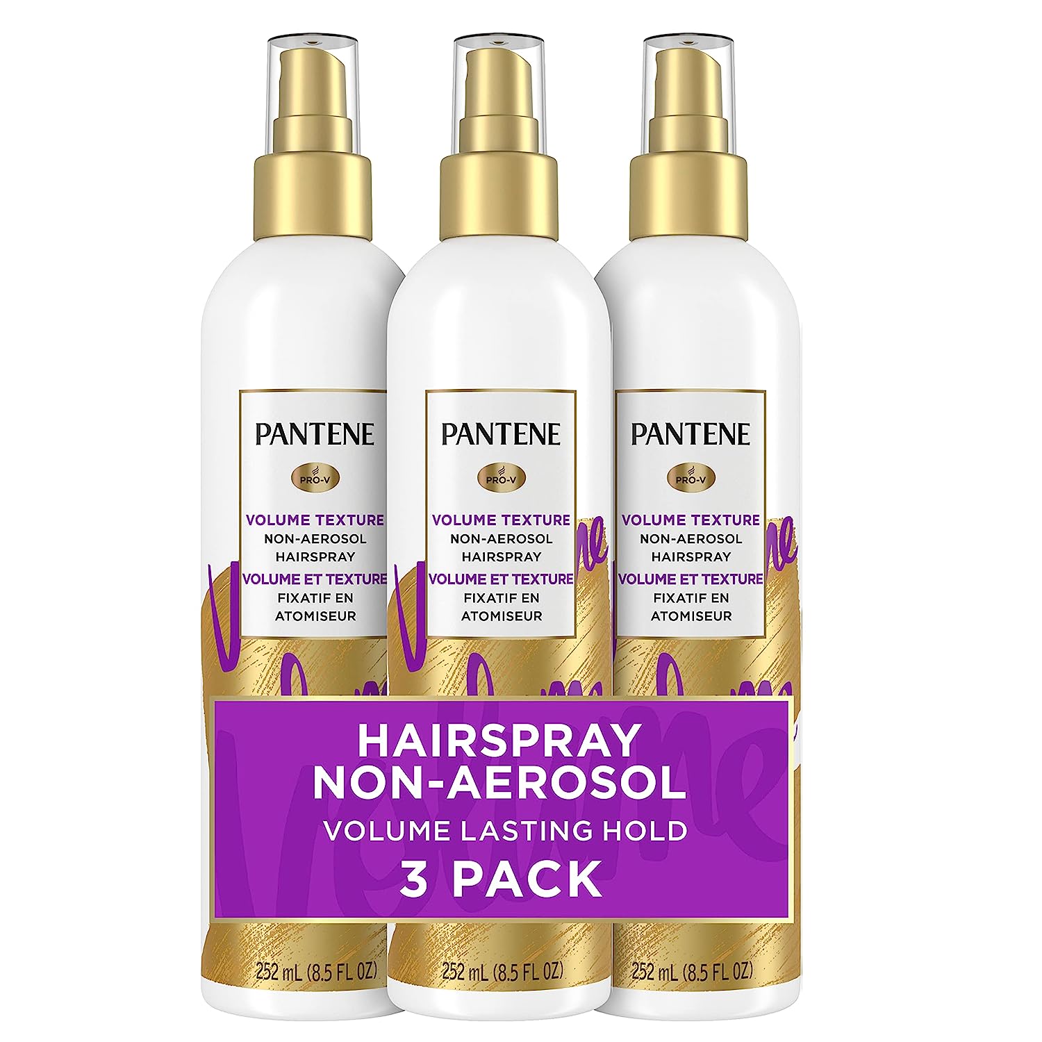 Pantene Hairspray Non-aerosol, Volume Lasting Hold, [...]