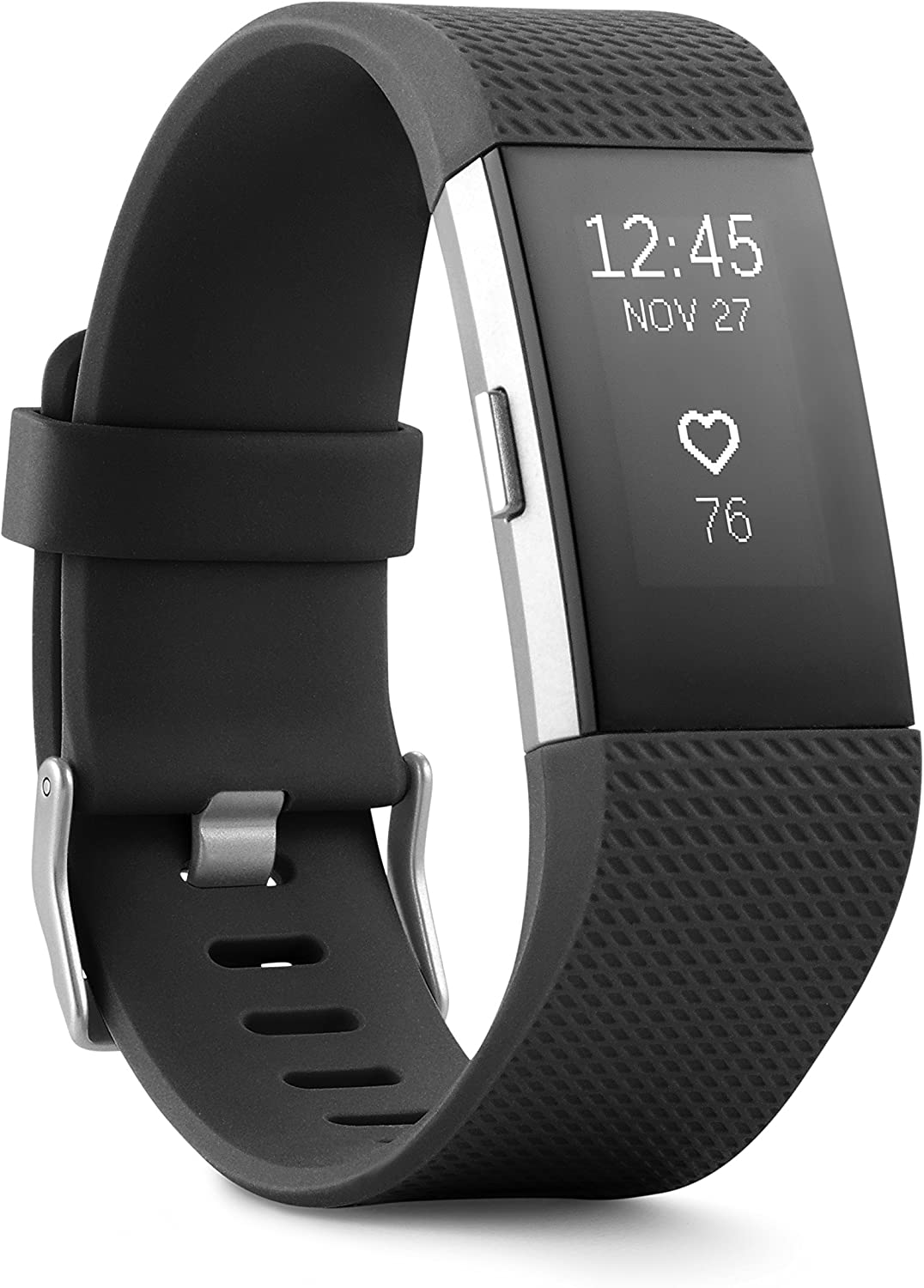 Fitbit Charge 2 Heart Rate + Fitness Wristband, Black, [...]
