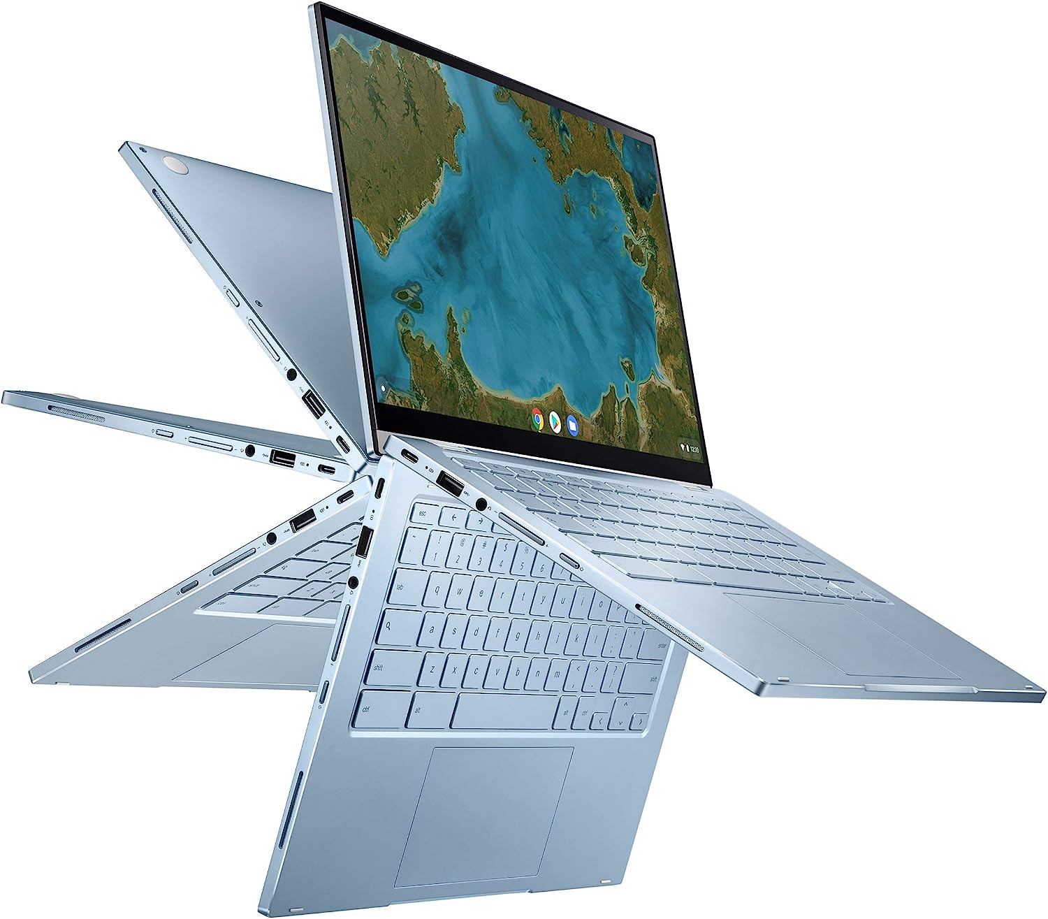 ASUS Chromebook Flip C433 2 in 1 Laptop, 14
