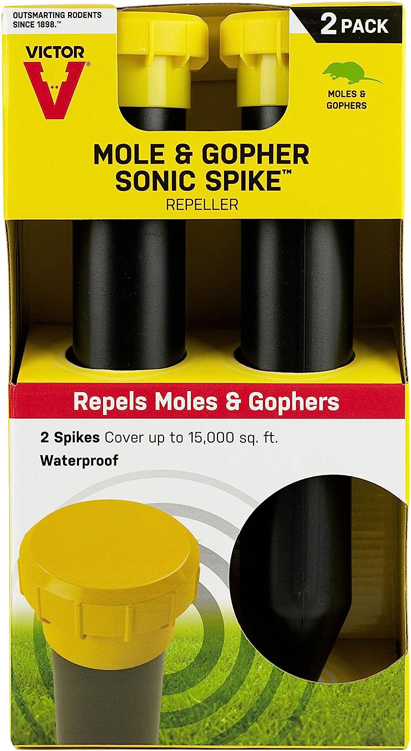 Victor M9012 Mole and Gopher Chemical Free Sonic Spike [...]