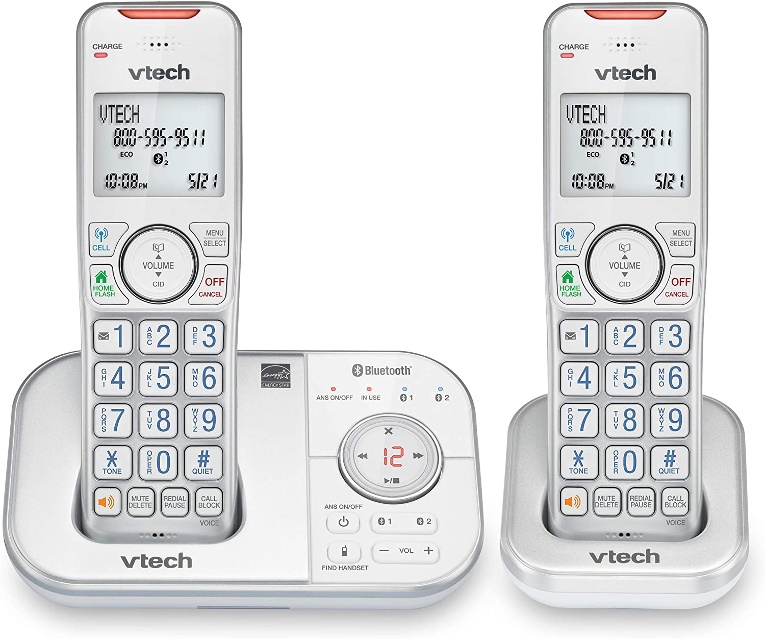 VTech VS112-27 DECT 6.0 Bluetooth 2 Handset Cordless [...]