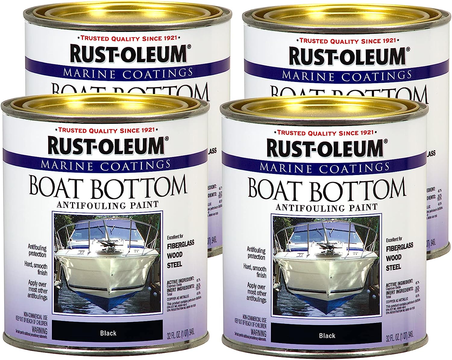 Rust-Oleum 207012-4PK Marine Boat Bottom Antifouling [...]