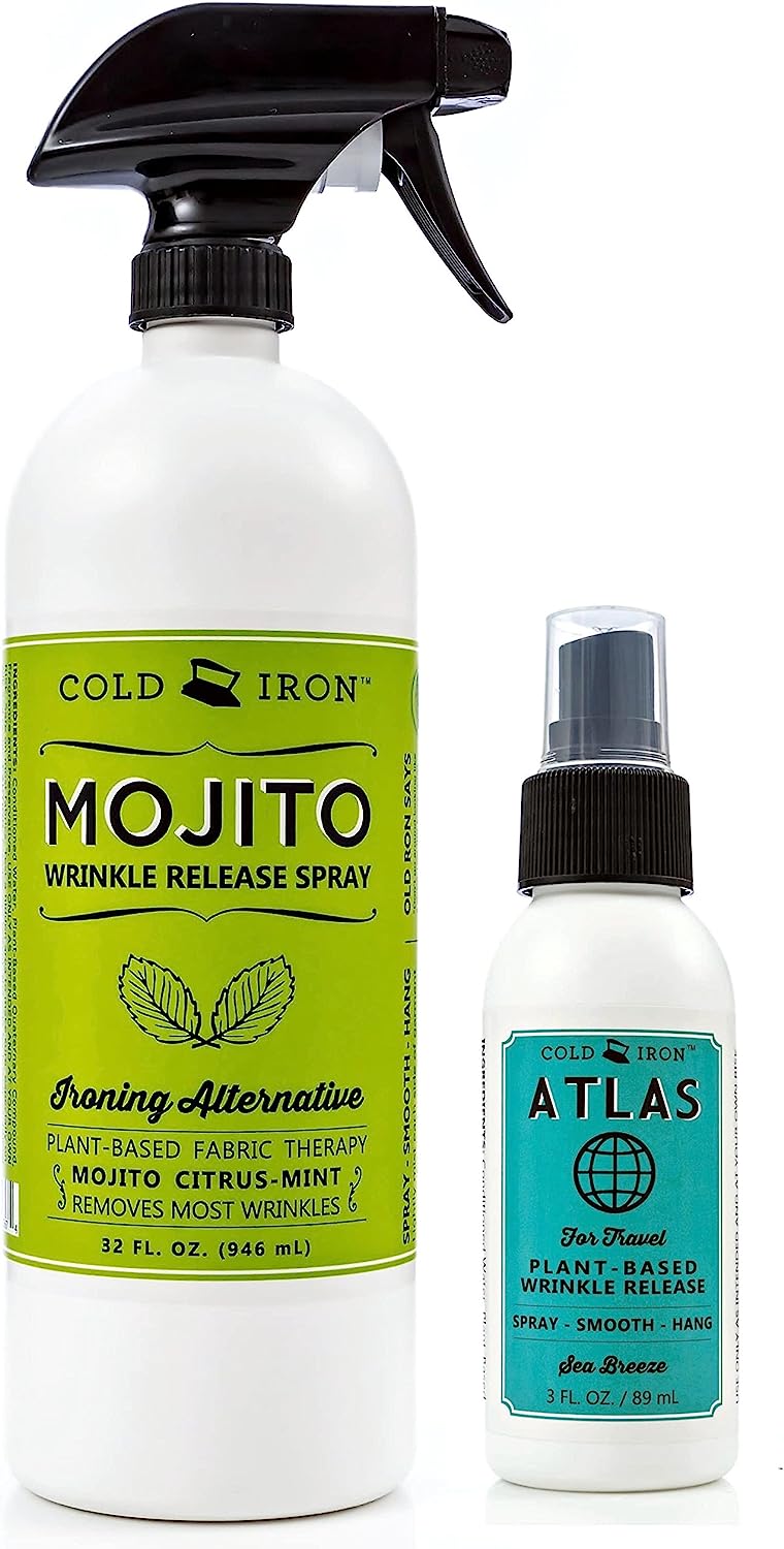 Cold Iron Wrinkle Release Spray for Clothes. 32 fl oz. [...]