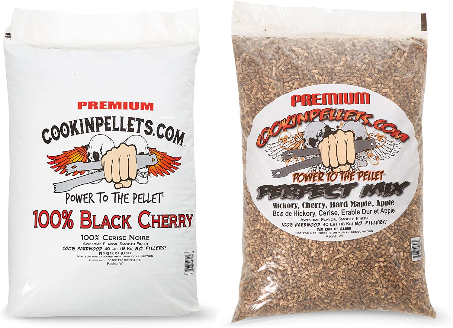 CookinPellets 40 Lb Perfect Mix Hickory, Cherry, Hard [...]