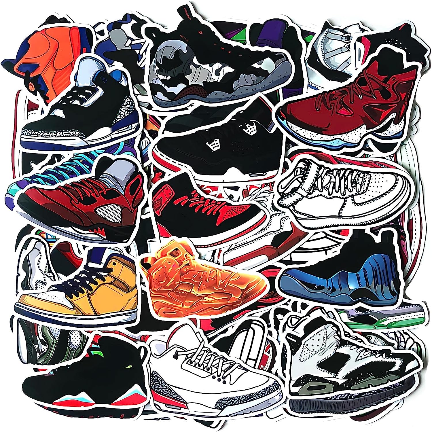 100 Pcs Basketball Shoe Stickers for Water Bottle [...]