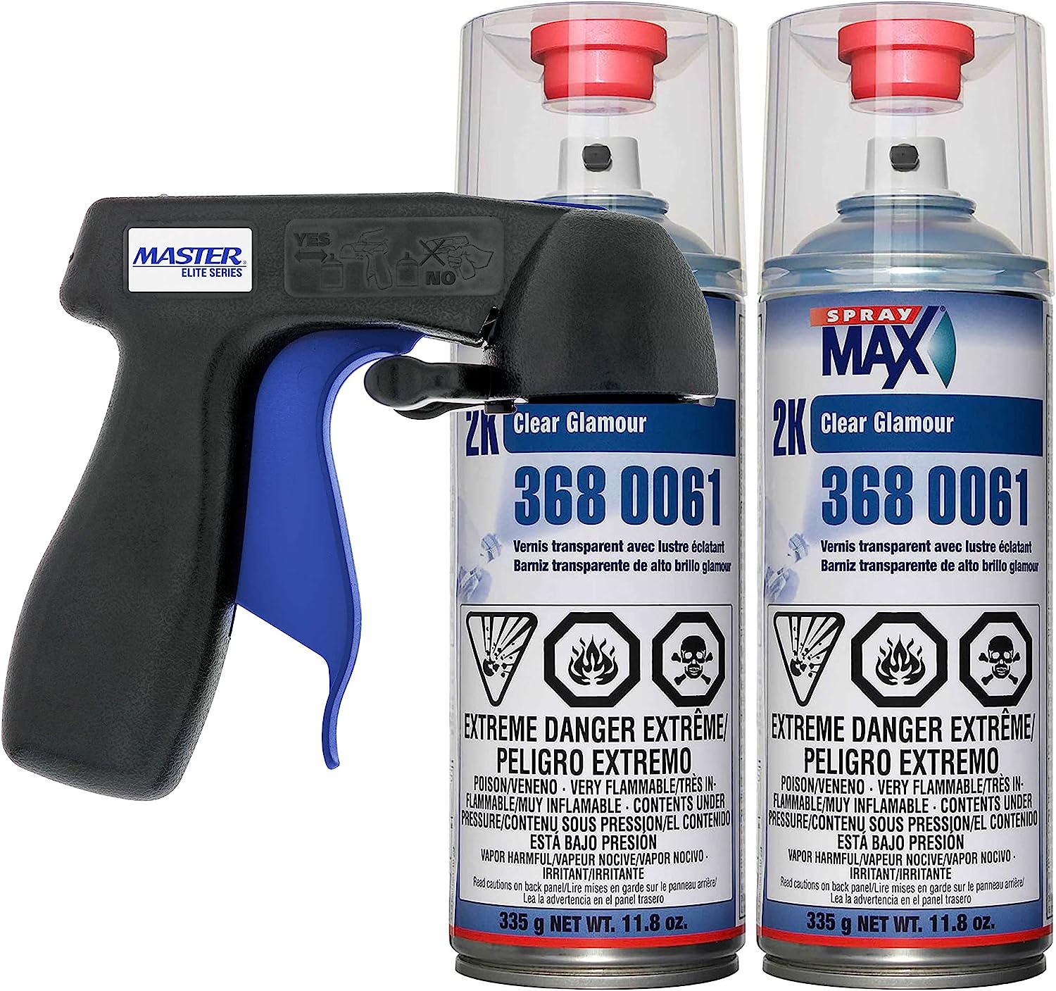 Spraymax 2K Clear Coat Aerosol Spray Cans - 2 Pack - [...]