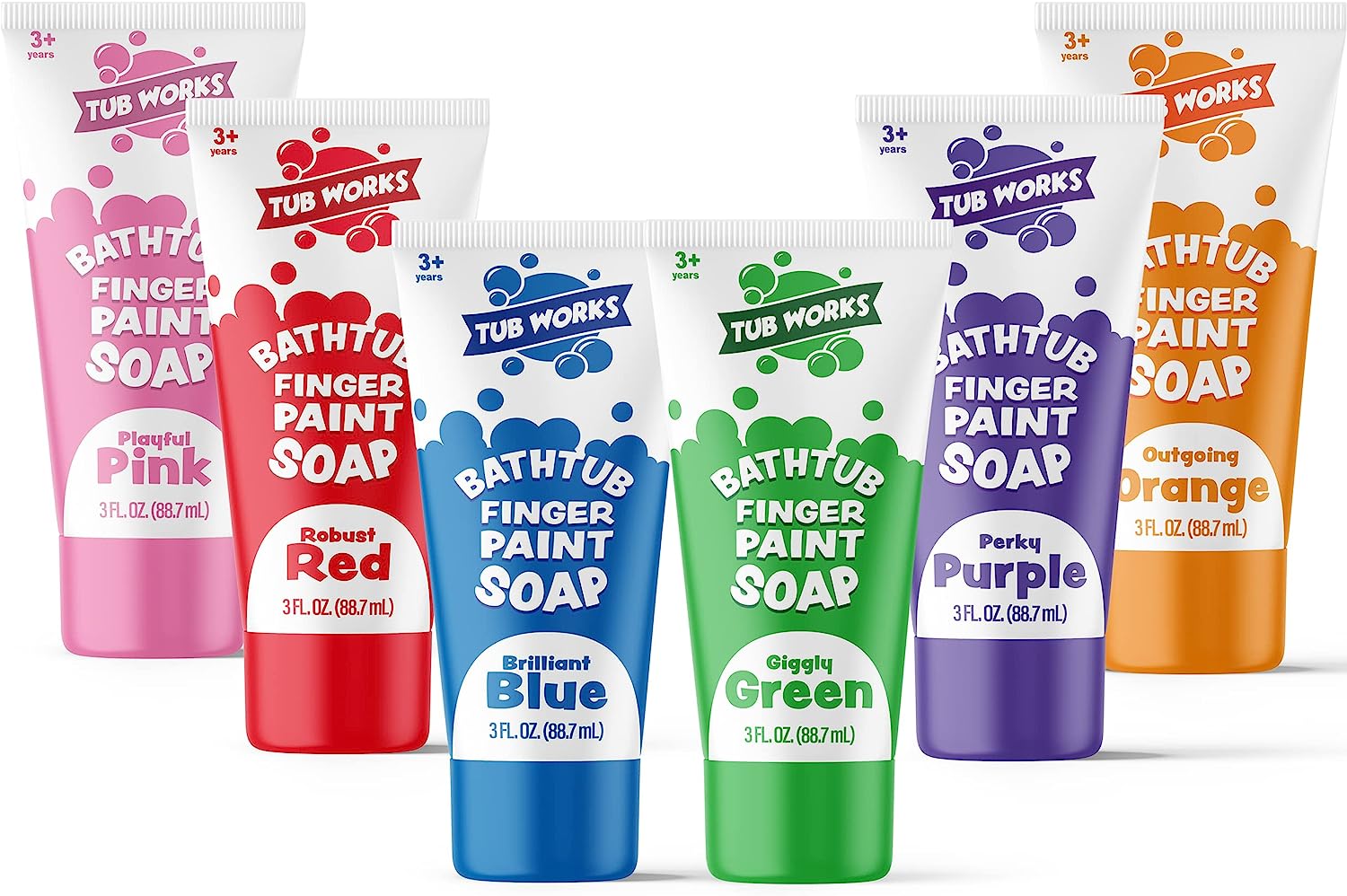 Tub Works Bathtub Finger Paint Soap, Classic 6 Pack | [...]