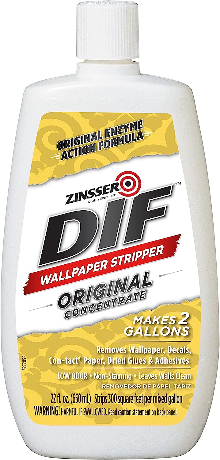 Rust-Oleum 2422 DIF Wallpaper Stripper Concentrate, 22-Ounce