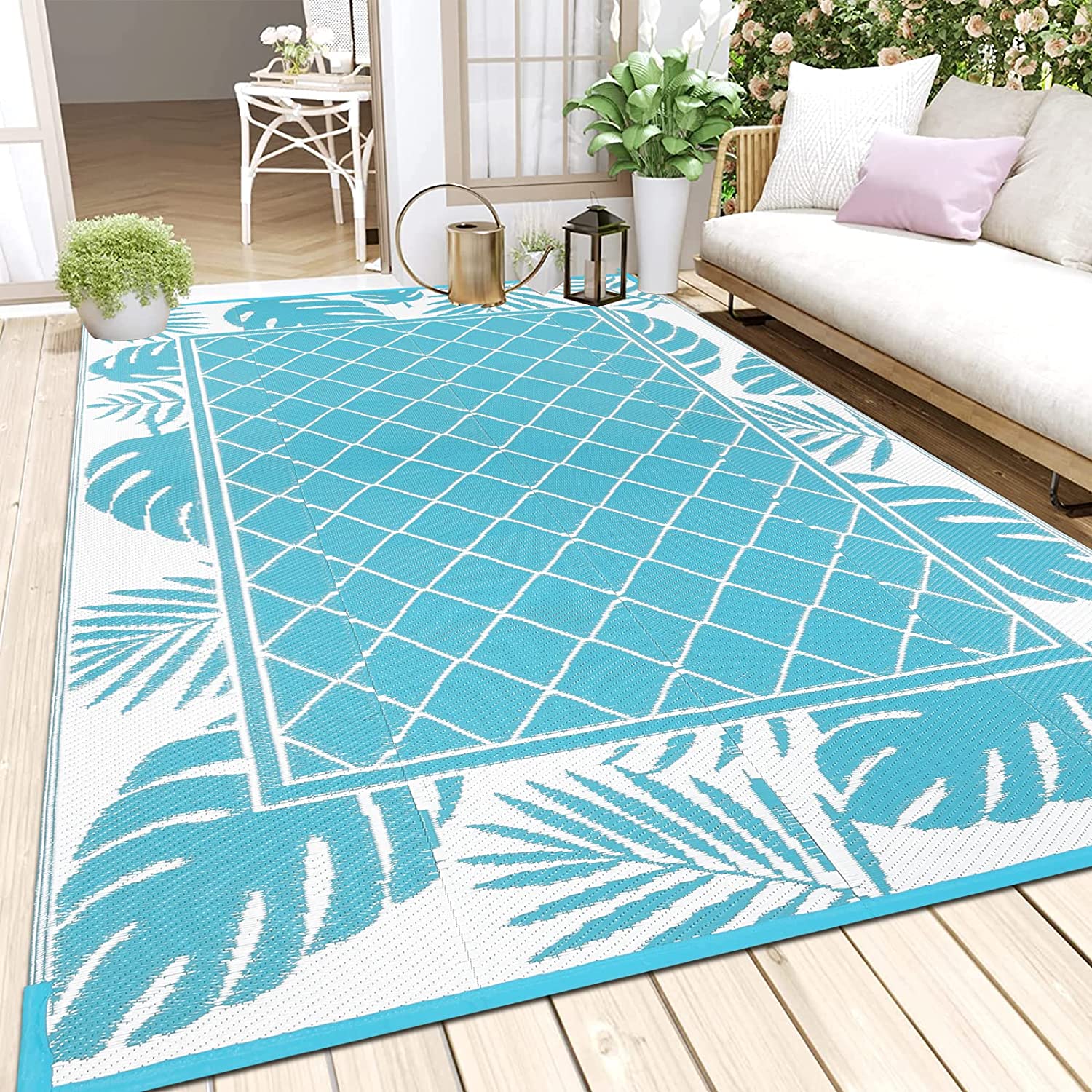Ileading Outdoor Rug Carpet 5' x7'for Patio Waterproof [...]