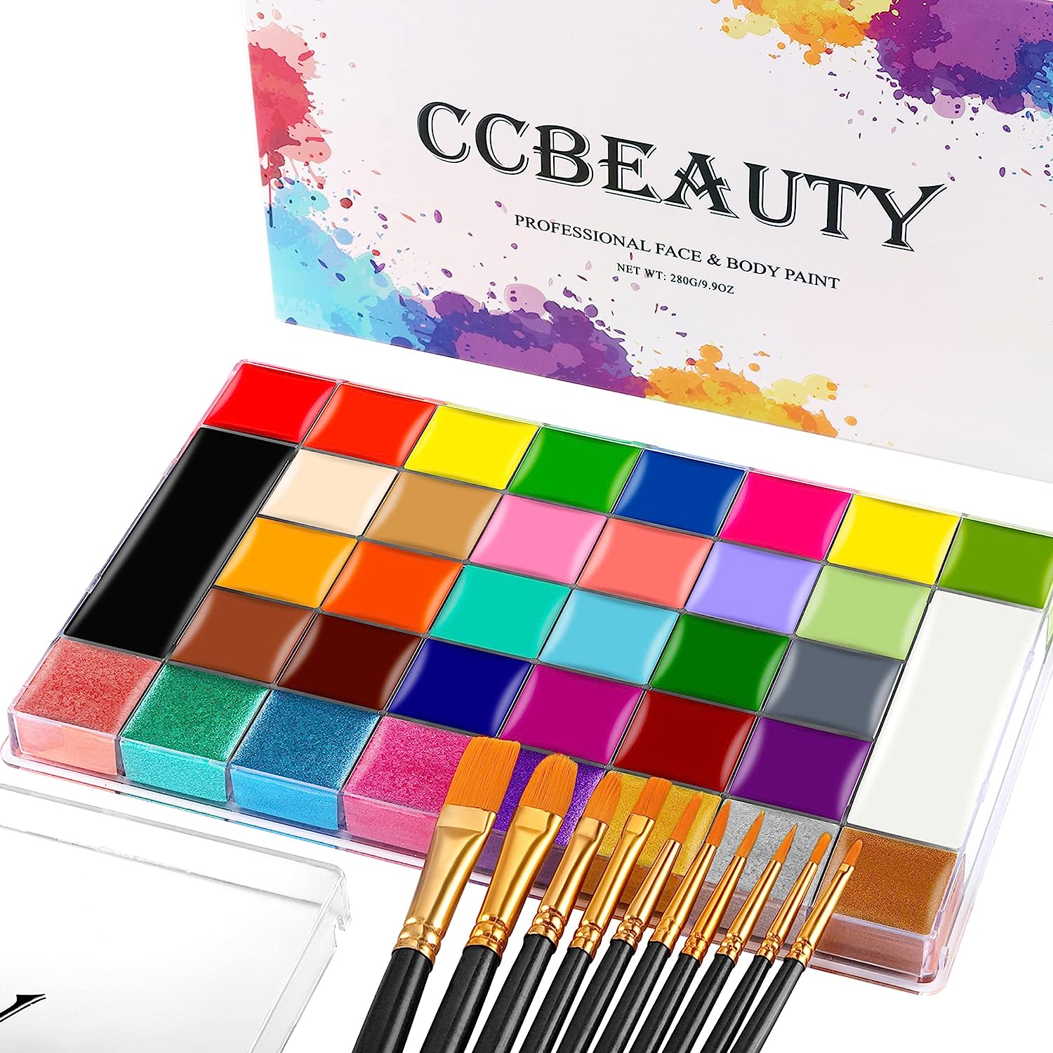 CCbeauty Professional 36 Colors Face Body Paint Kit, [...]