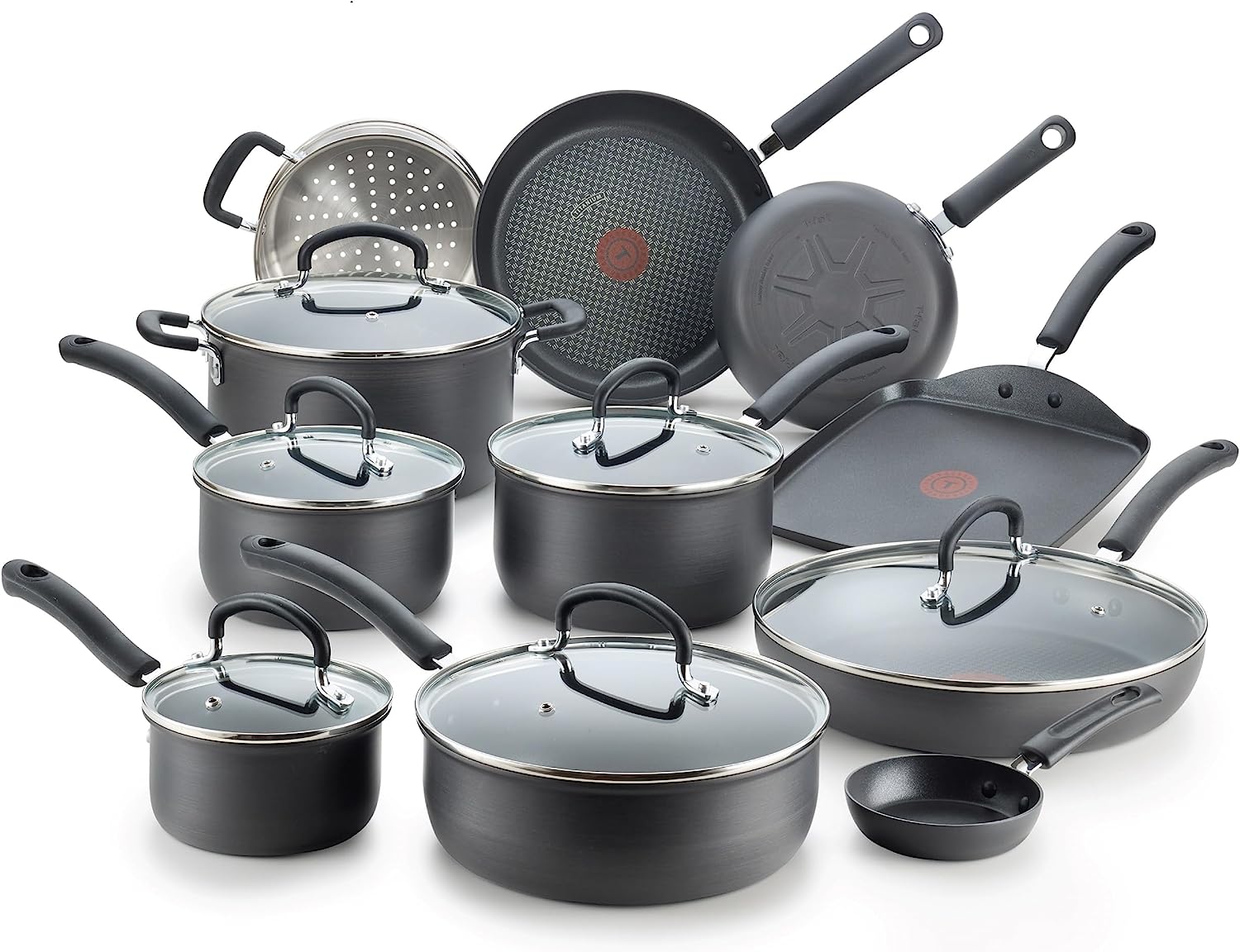 T-fal Ultimate Hard Anodized Nonstick Cookware Set 17 [...]