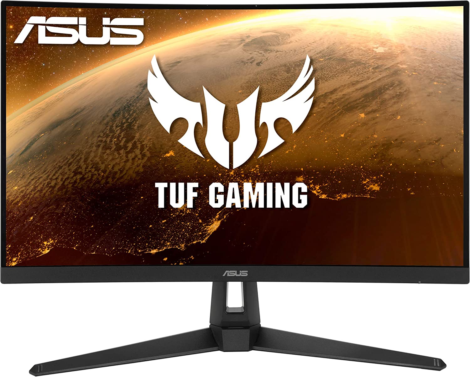 ASUS TUF Gaming VG27VH1B 27” Curved Monitor, 1080P [...]