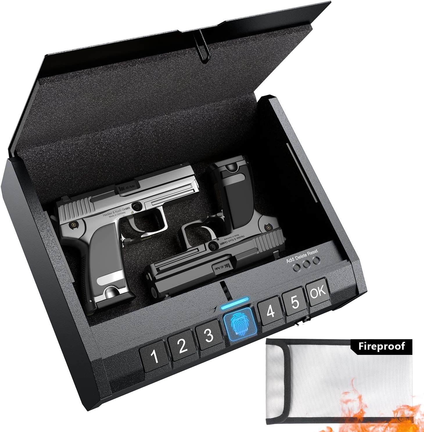 AINIRO Gun Safe for Pistols - Biometric Gun Safe for [...]
