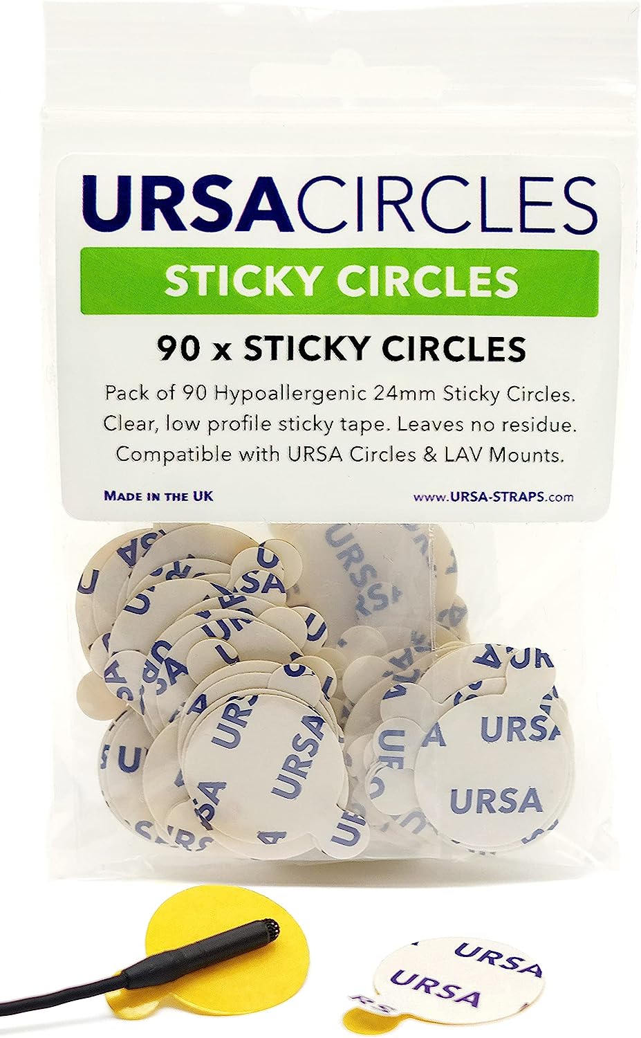URSA Sticky Circles - Pack of 90 Hypoallergenic Sticky [...]