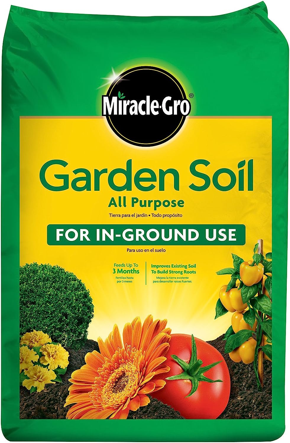 Miracle-Gro Garden Soil All Purpose: 1 cu. ft., For [...]