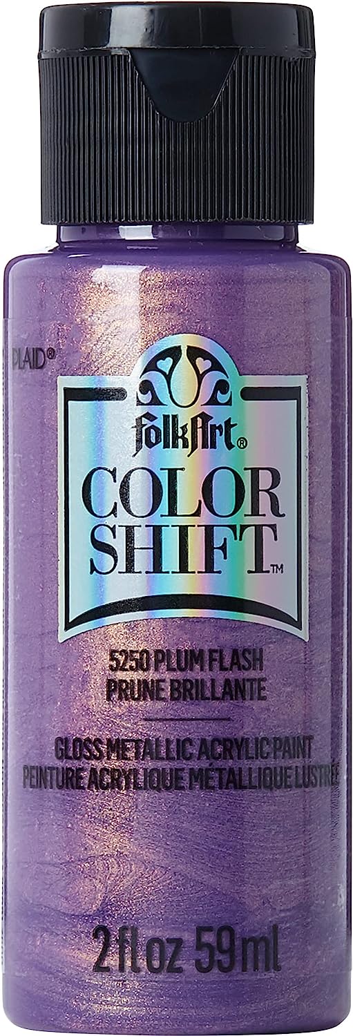 FolkArt Color Shift Paint, 2 Ounce, Plum Flash 2 Fl Oz