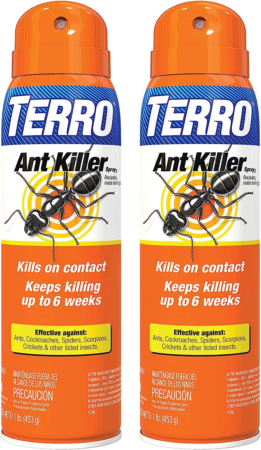 TERRO T401SR Indoor and Outdoor Ant Killer Aerosol [...]