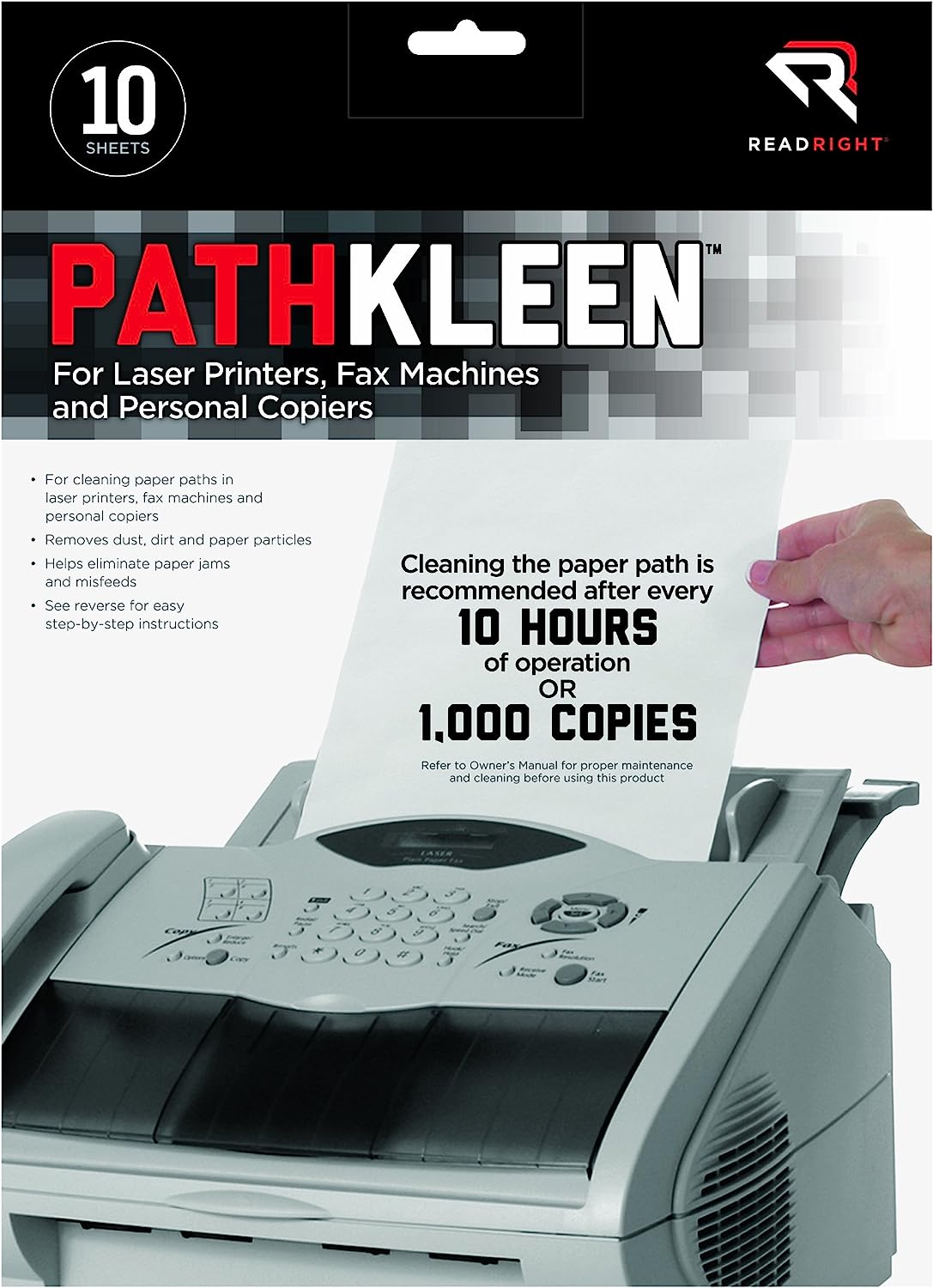 Read Right PathKleen Laser Printer Cleaning Sheets, [...]