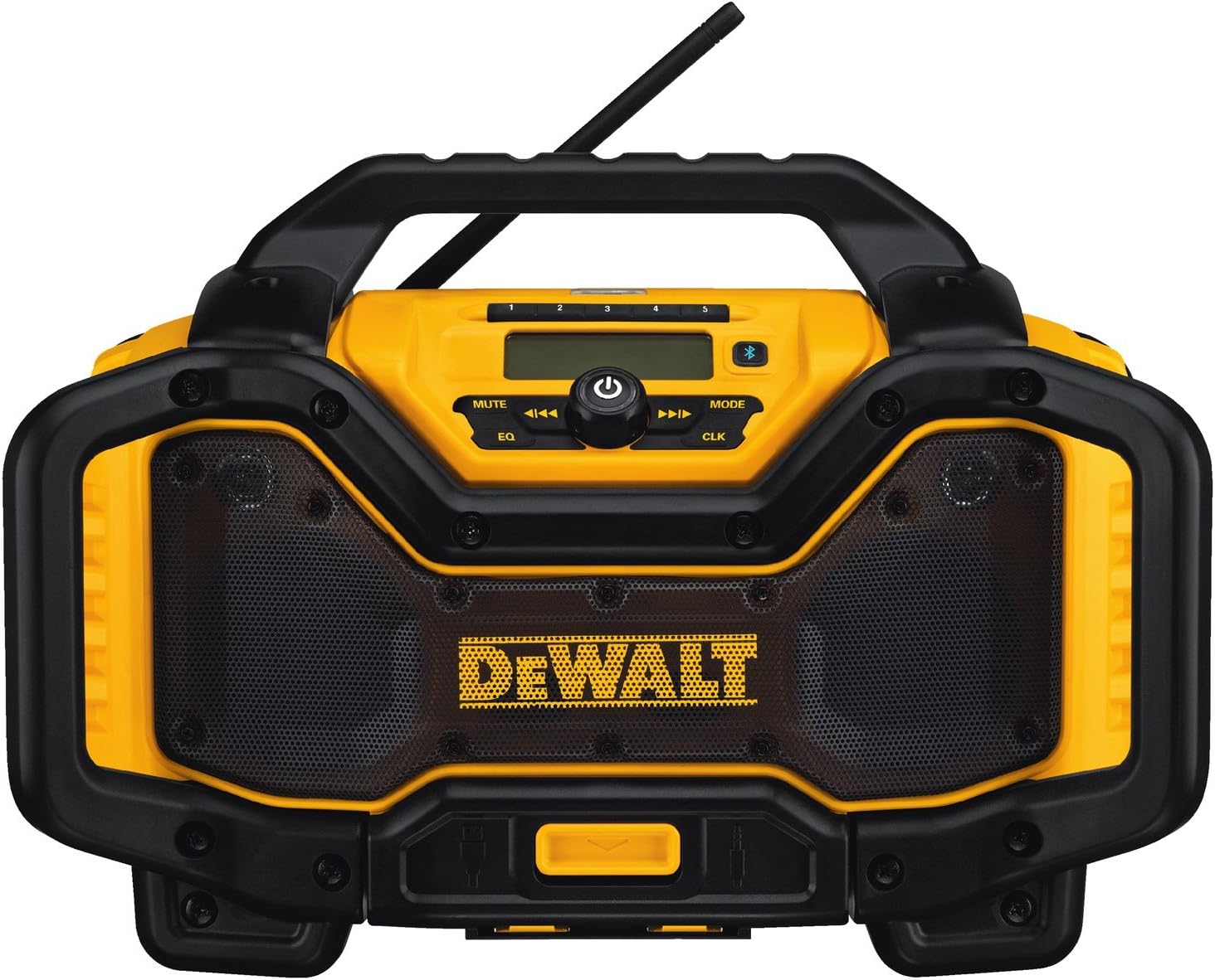 DEWALT 20V MAX Bluetooth Radio, 100 ft Range, Battery [...]
