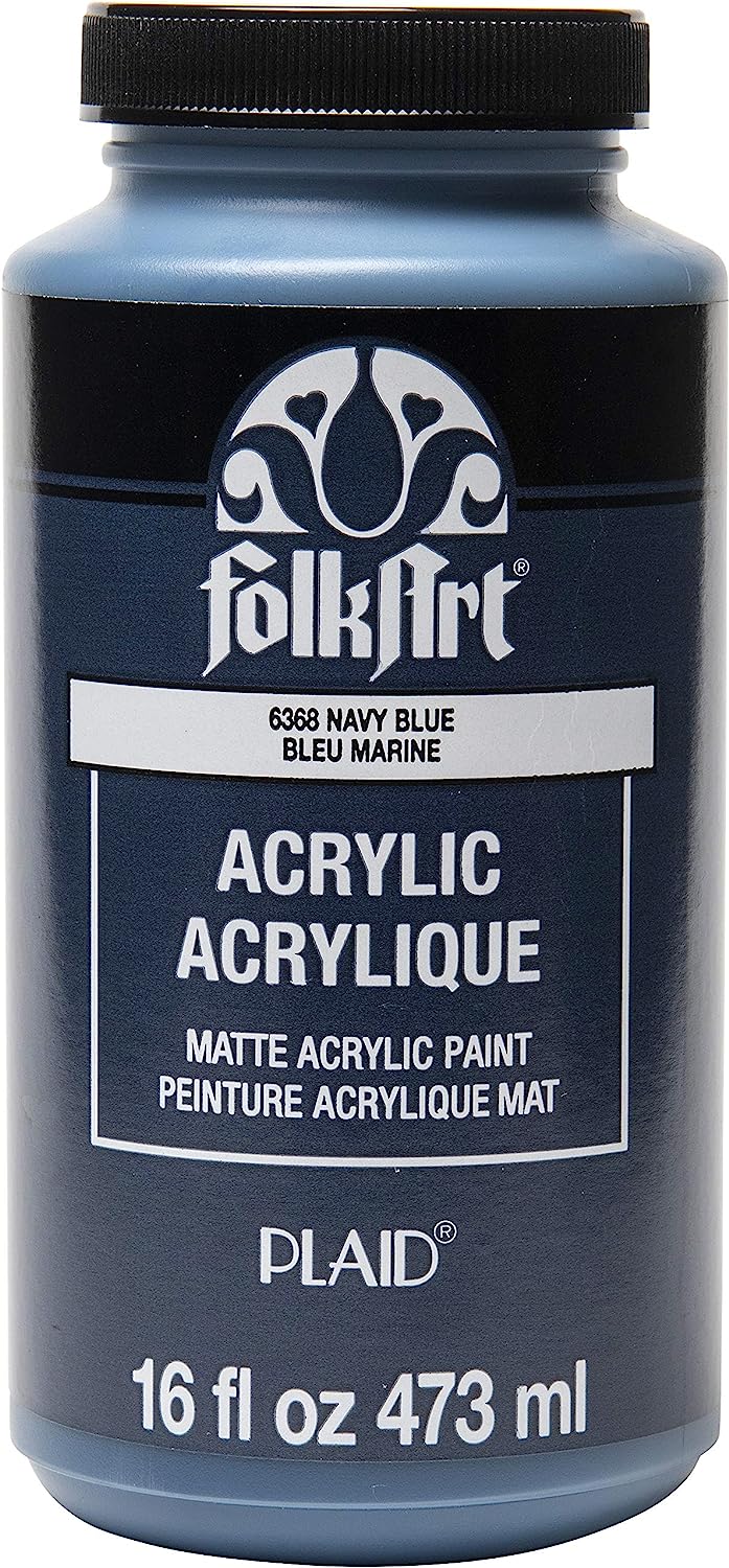 FolkArt Matte Acrylic Paint in Assorted Colors, 16 oz, [...]