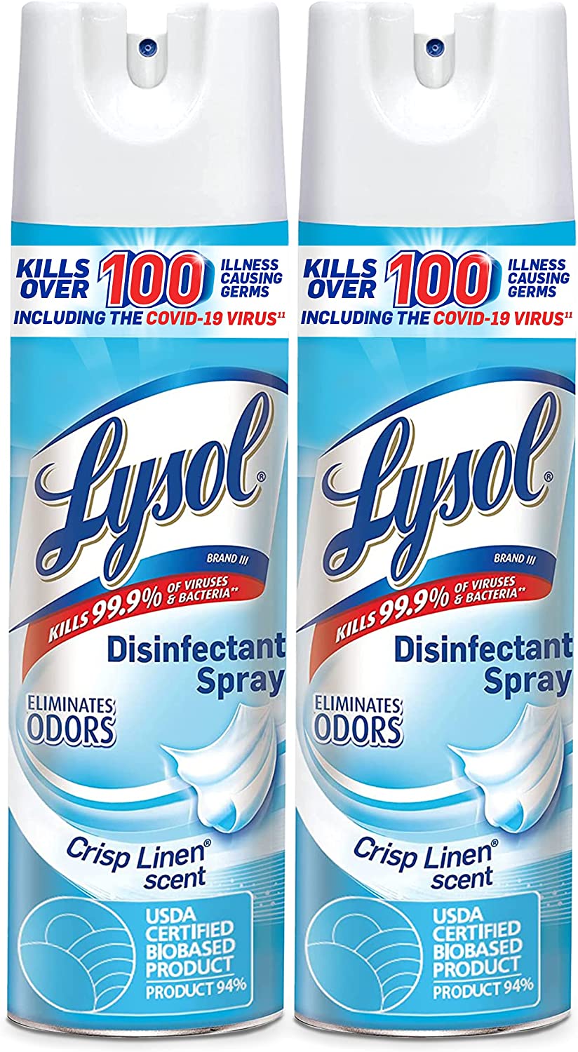 Lysol Disinfectant Spray, Sanitizing and Antibacterial [...]