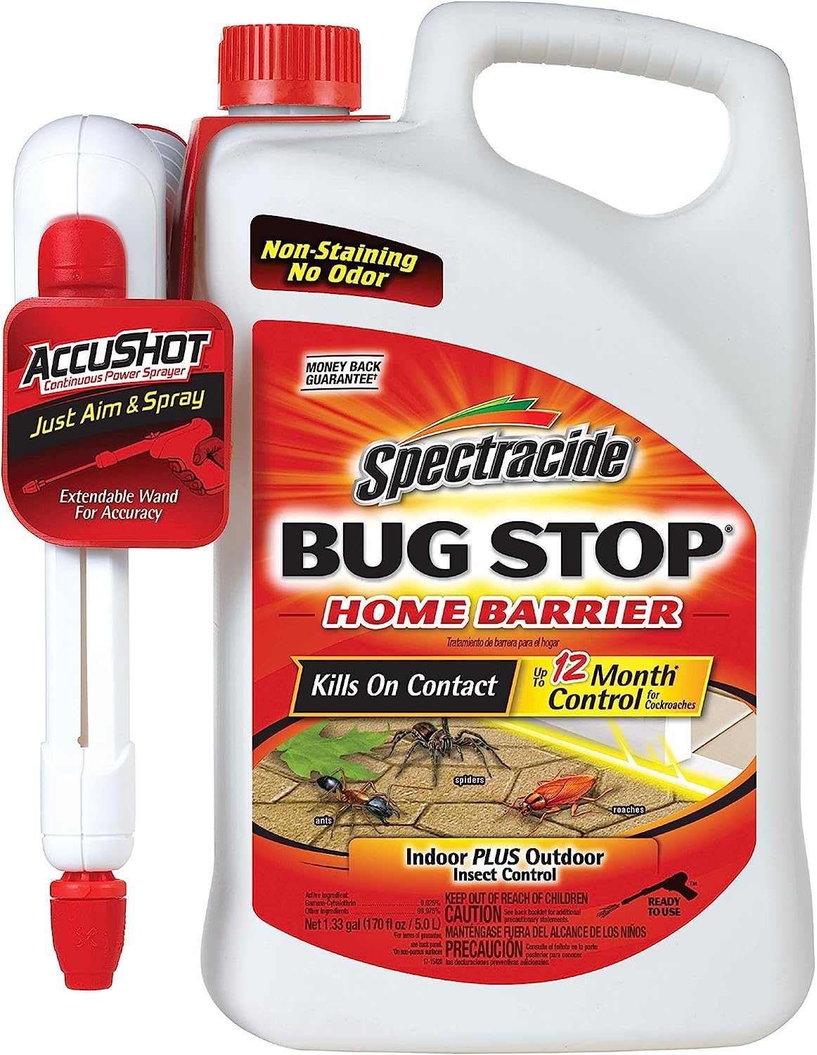 Spectracide Bug Stop Home Barrier, Kills Ants, Roaches [...]